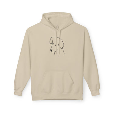"Happy Dog" | Softstyle Fleece Hoodie | Face Time Collection