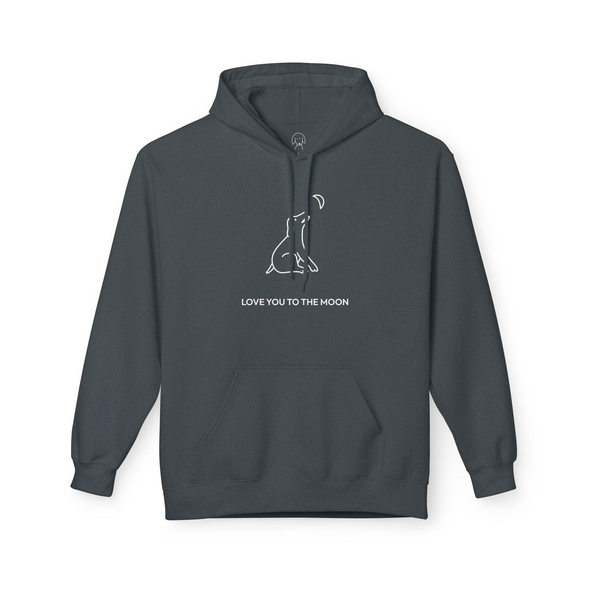 Love You To The Moon | Softstyle Fleece Hoodie