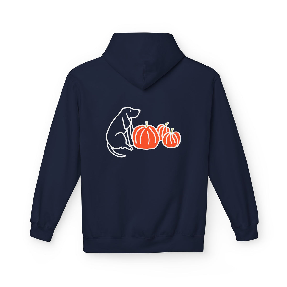 Pumpkin Patch | Soft Fleece Hoodie (Back Print) | Color Collection | Fall Collection