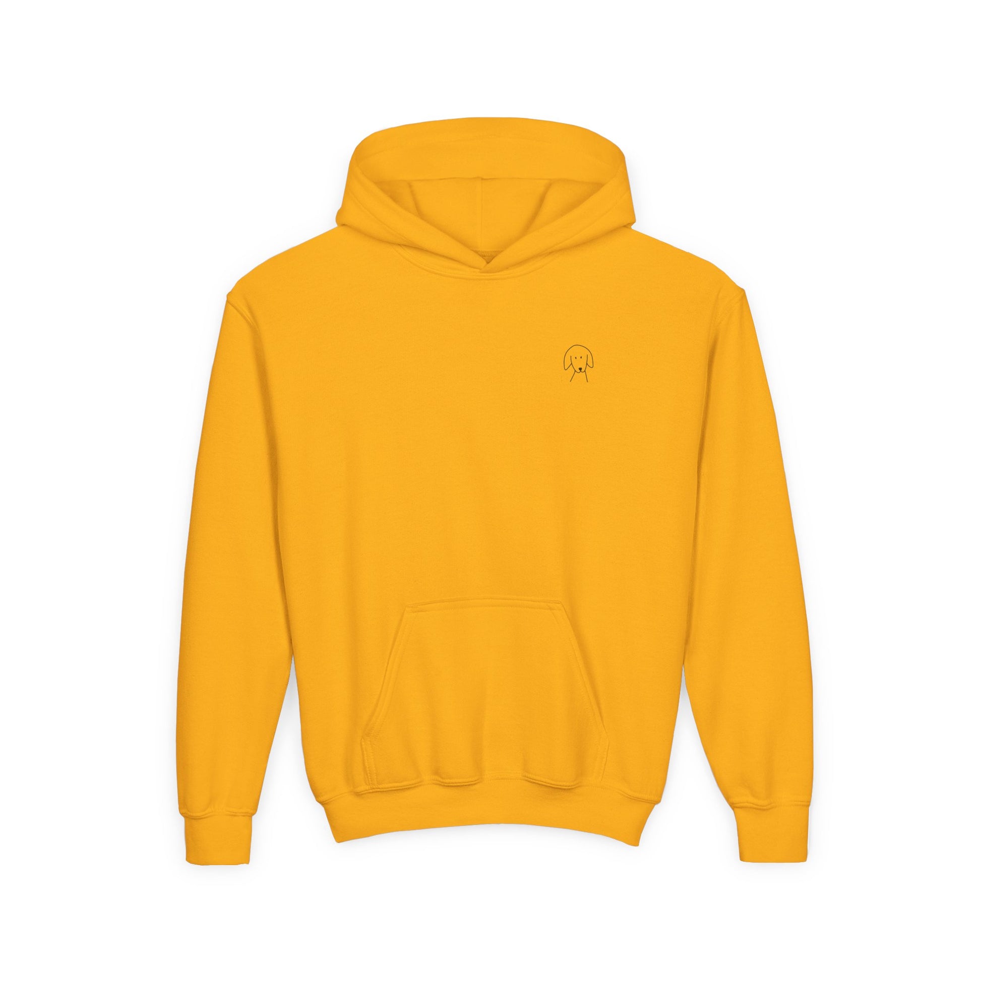 "Better Together" Youth Hoodie (Back Print Design) for Kids Who Love Dogs | Color Collection