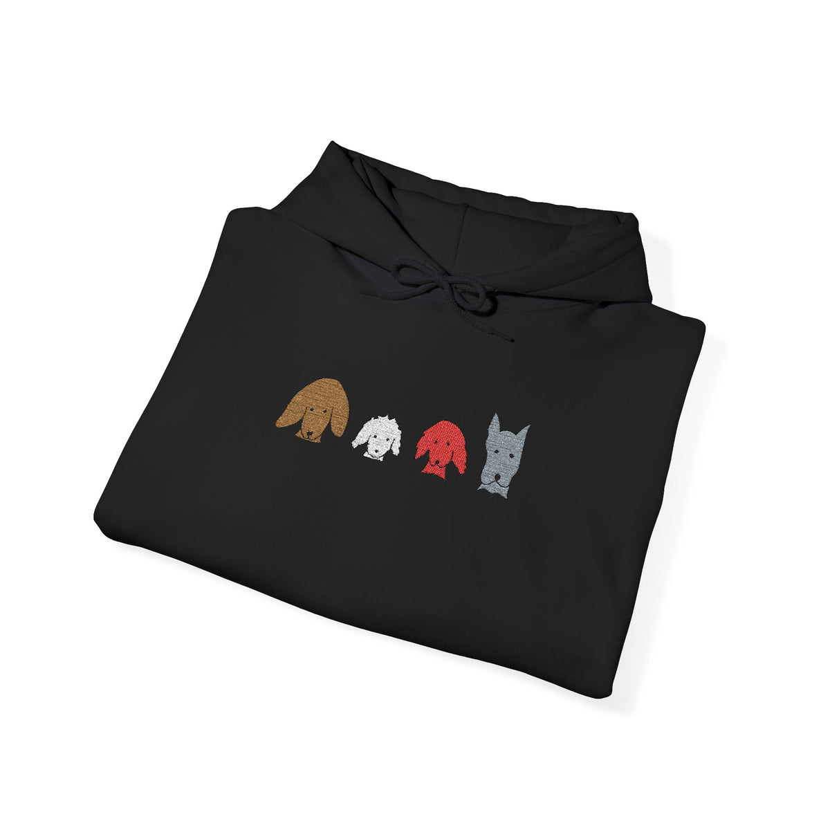 Fall For Dogs (No Text) | Embroidered Hoodie | Color Collection| Fall Collection