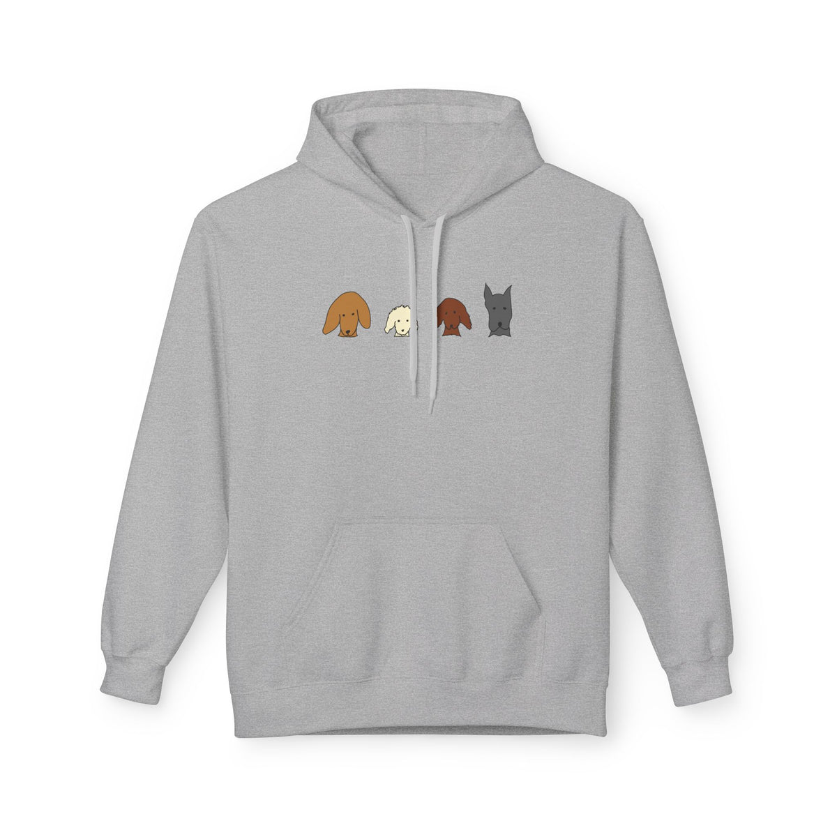 All Dogs Count (No Text) | Soft Fleece Hoodie | Rescue Collection | Color Collection