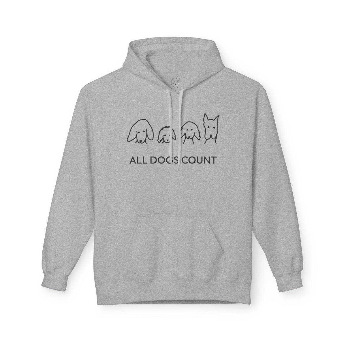 All Dogs Count | Soft Fleece Hoodie | Rescue Collection