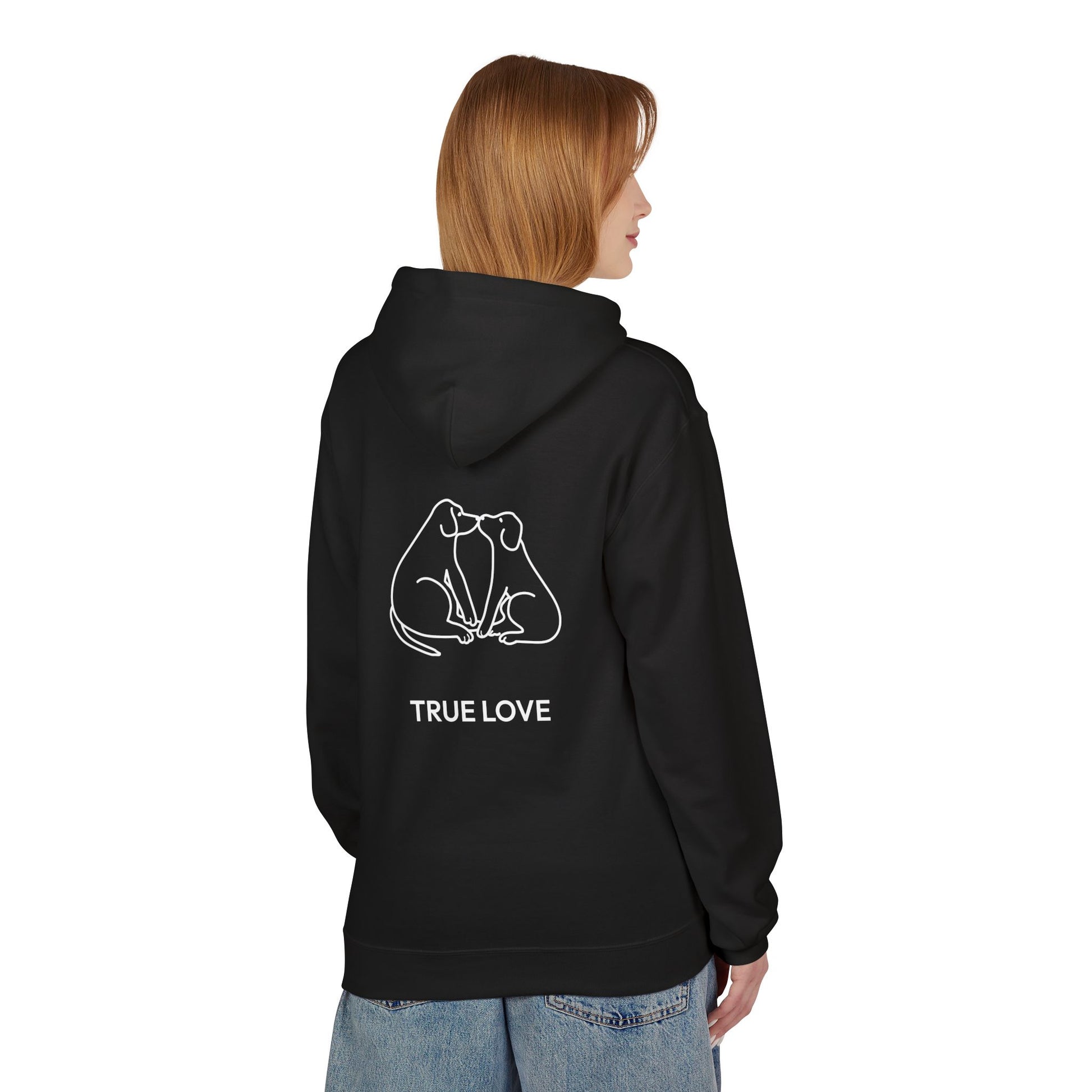 True Love — Softstyle Fleece Hoodie (Back Print)