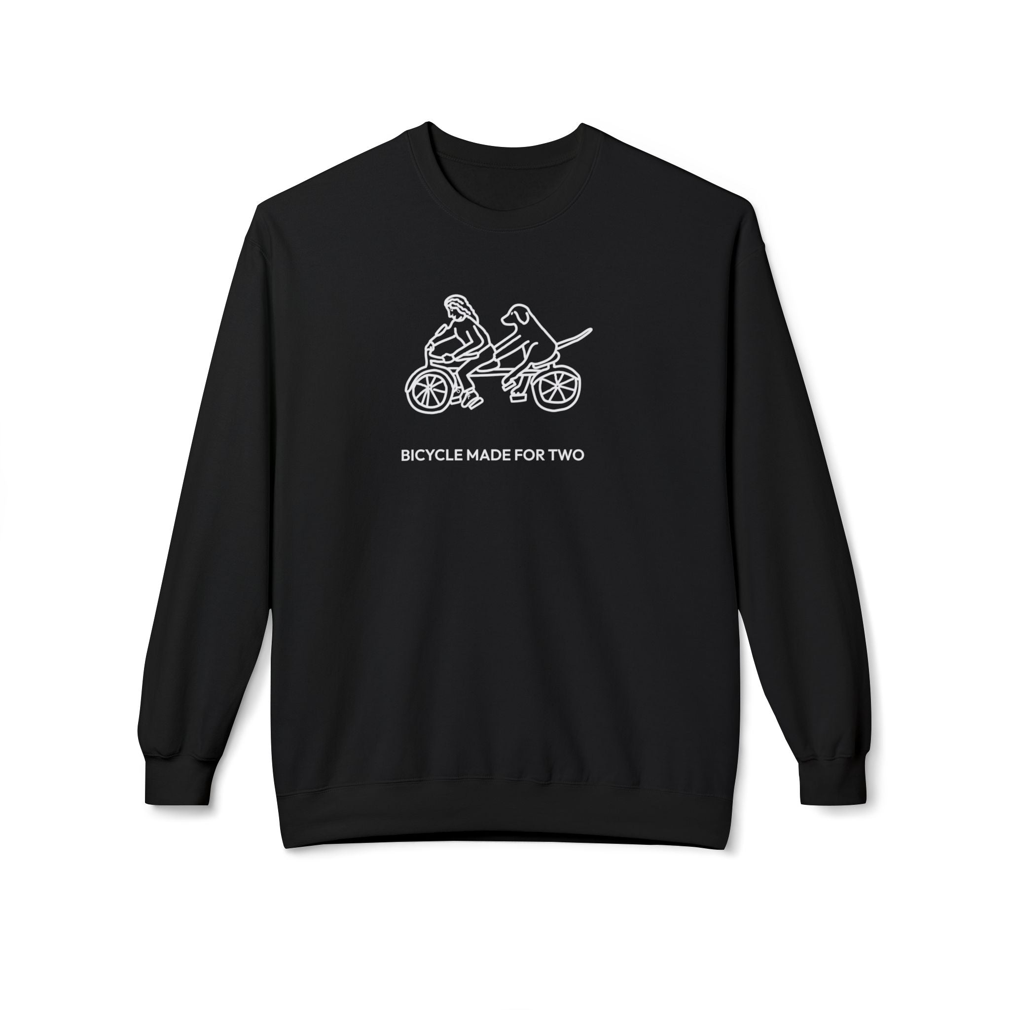 Bicycle Made For Two | Softstyle Fleece Sweatshirt | Spring Collection