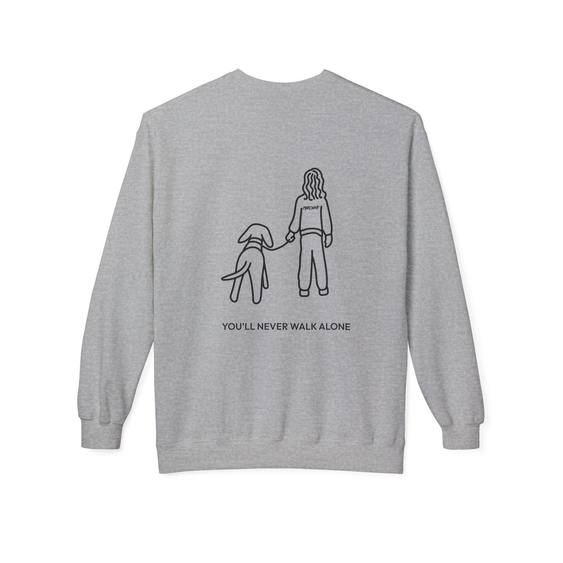 You'll Never Walk Alone (Back Print) | Softstyle Fleece Sweatshirt