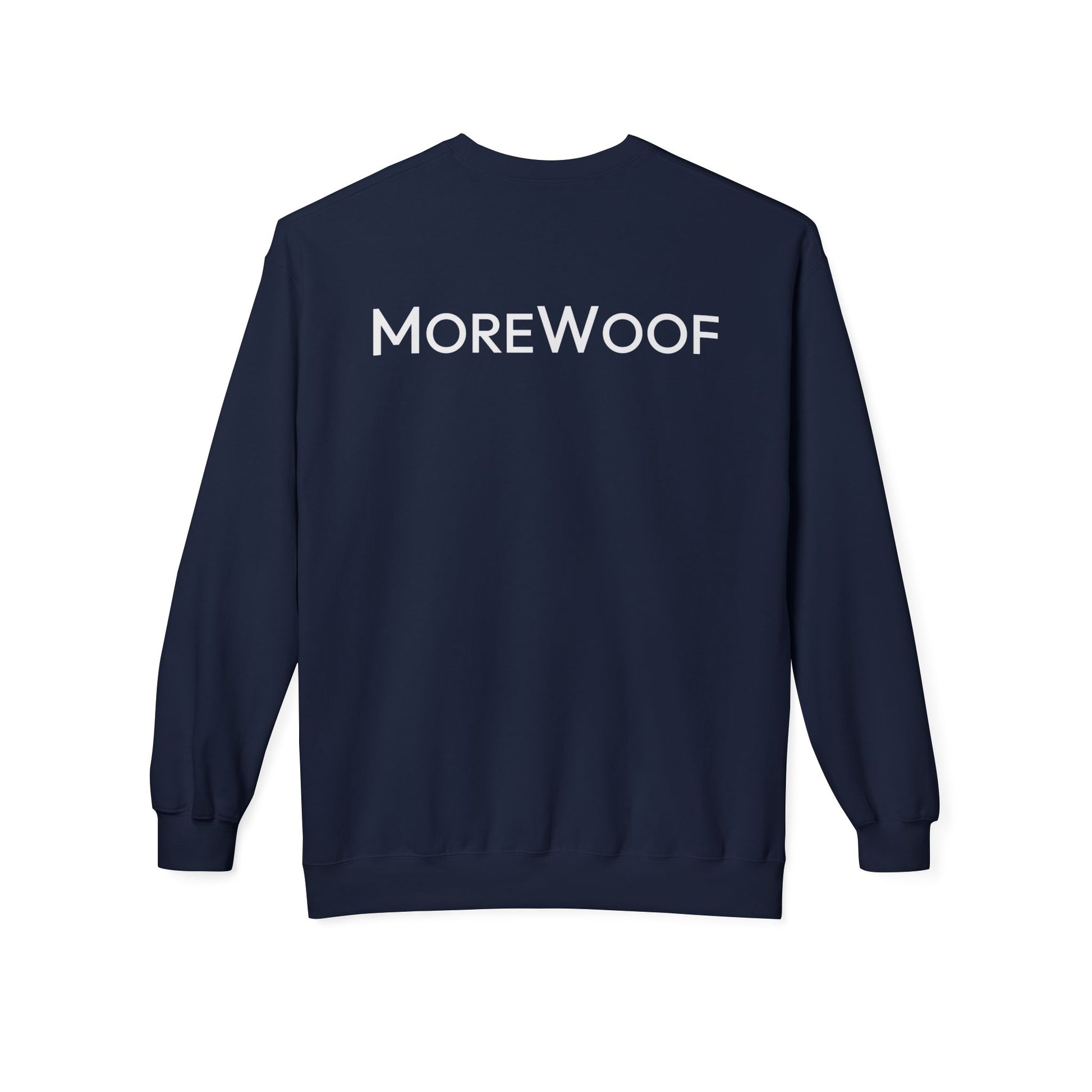 Who Rescued Who? | Morewoof Softstyle Fleece Sweatshirt | Rescue Collection