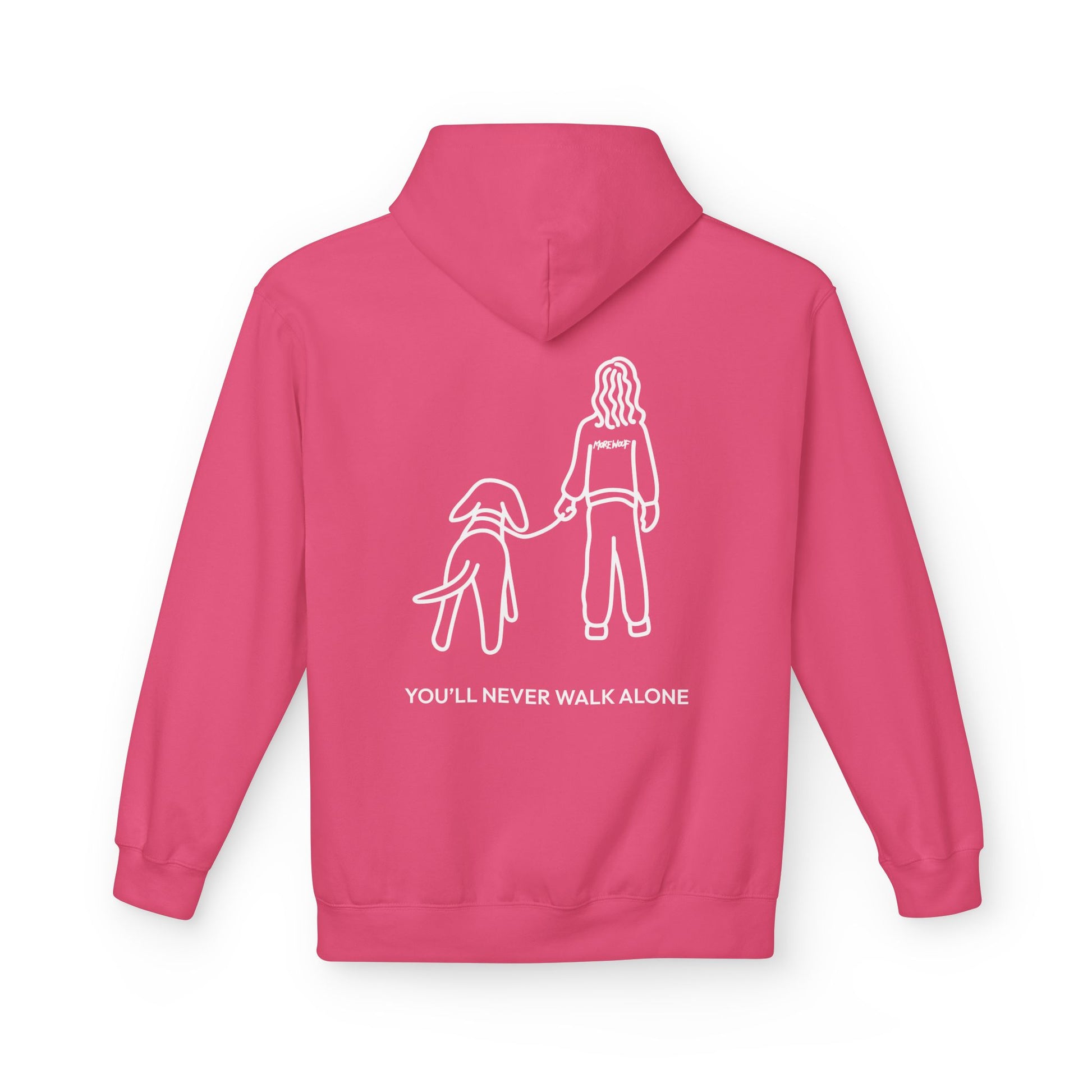 You'll Never Walk Alone (Back Print) | Softstyle Fleece Hoodie