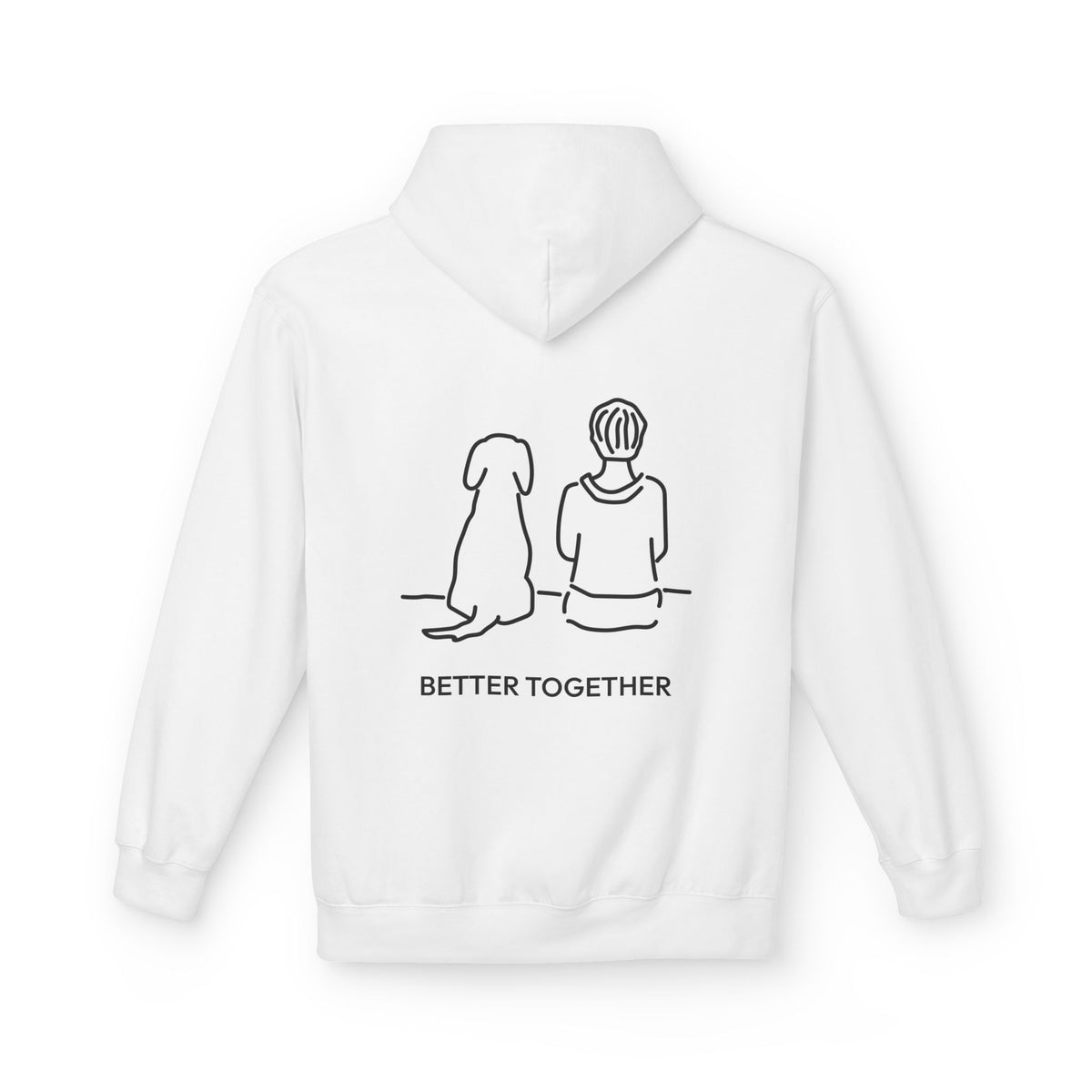 Better Together (Back Print)| Soft Fleece Hoodie