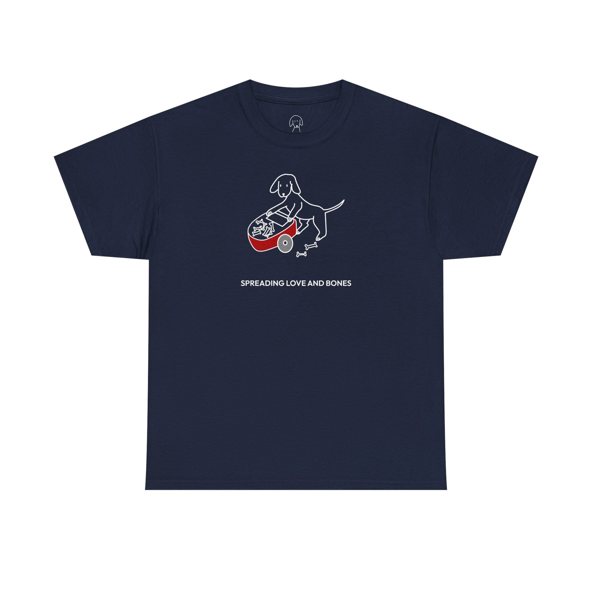 Spreading Love And Bones | Soft Cotton Tee | Color Collection