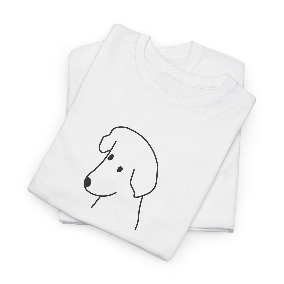 "Happy Dog" | Soft Cotton Tee | Face Time Collection
