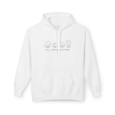 All Dogs Matter | Morewoof Softstyle Fleece Hoodie | Rescue Collection