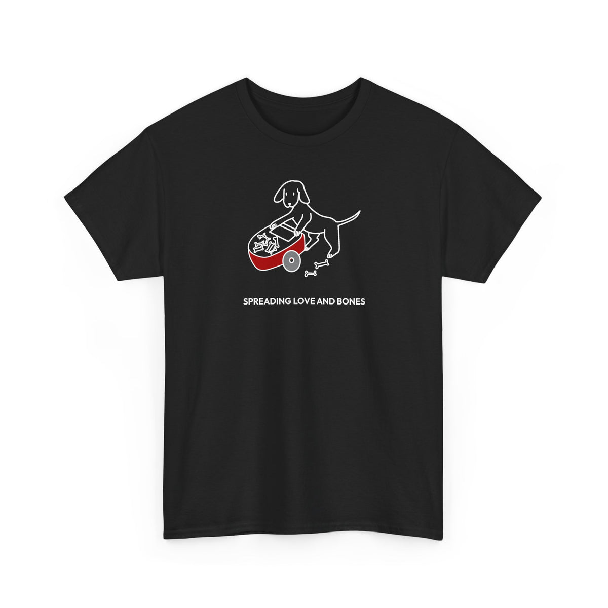 Spreading Love And Bones | Soft Cotton Tee | Color Collection