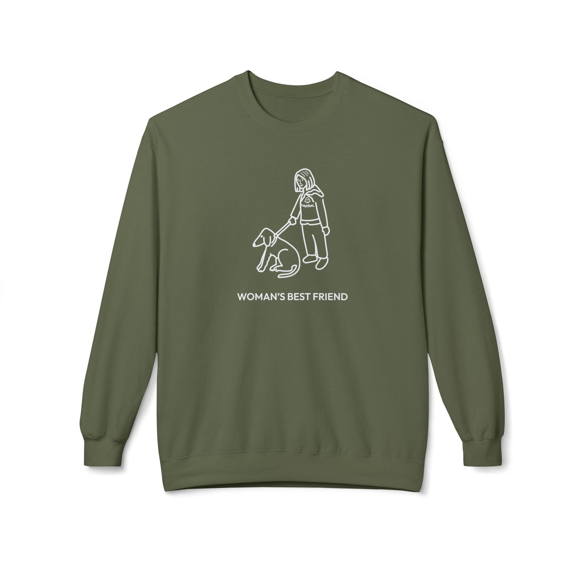 Woman's Best Friend | Soft Fleece Sweatshirt