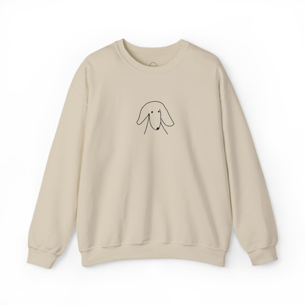 Sideways Glance | Embroidered Sweatshirt | Face Time Collection