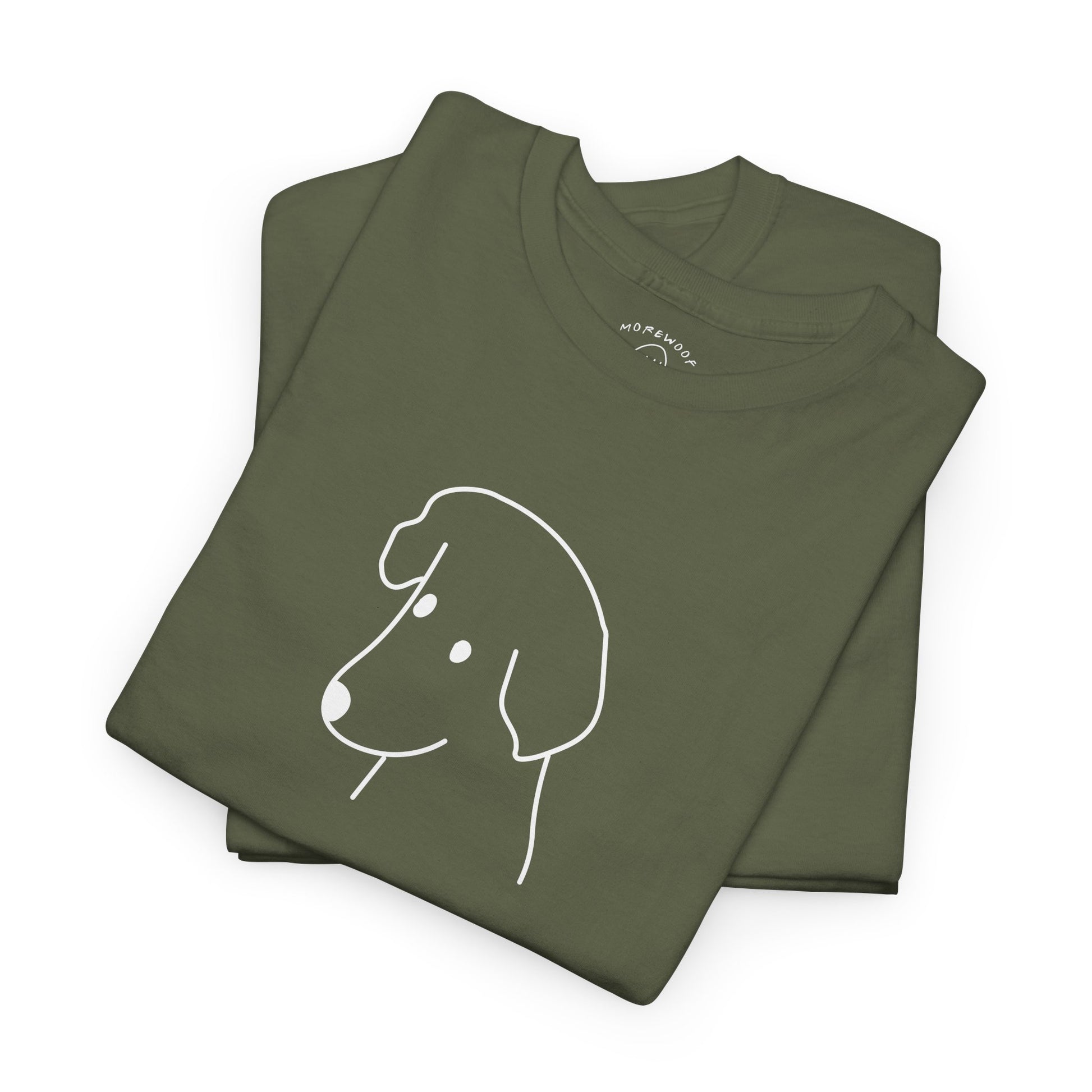 "Happy Dog" | Soft Cotton Tee | Face Time Collection