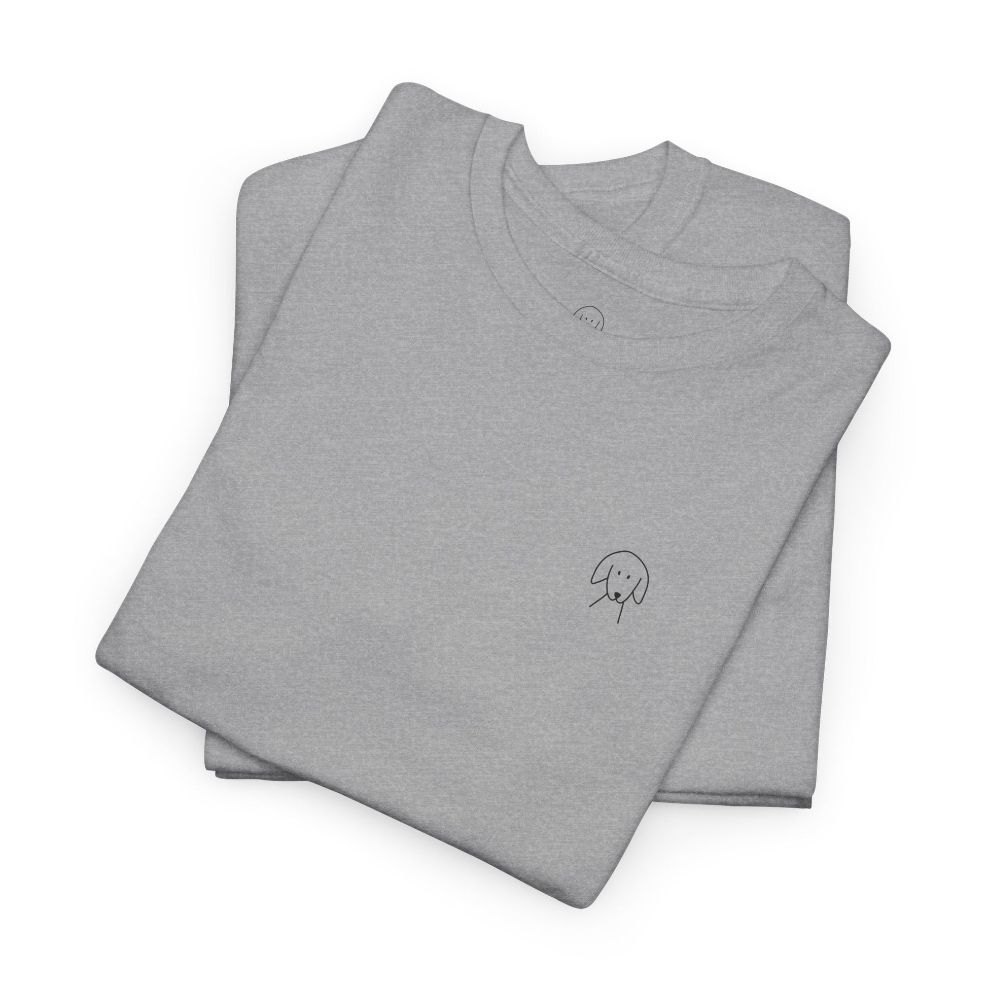 Life Is Better With A Dog -- Bicycle (Back Print) | Soft Cotton Tee | Life Is Better With A Dog Collection