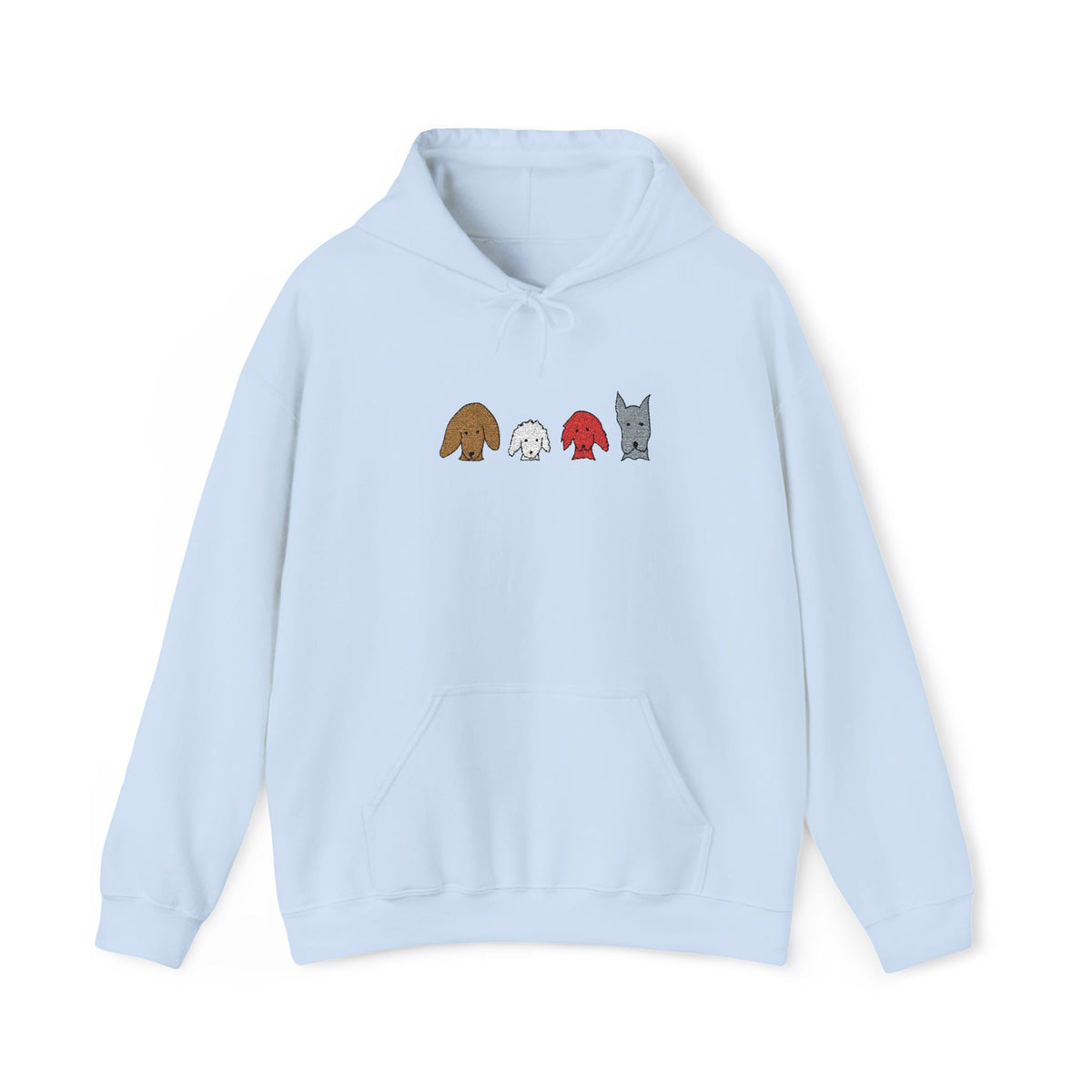 All Dogs Count (No Text) – Embroidered Hoodie