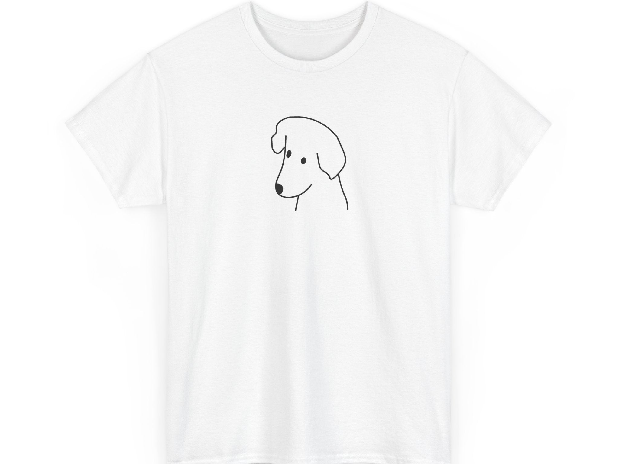 "Happy Dog" | Soft Cotton Tee | Face Time Collection