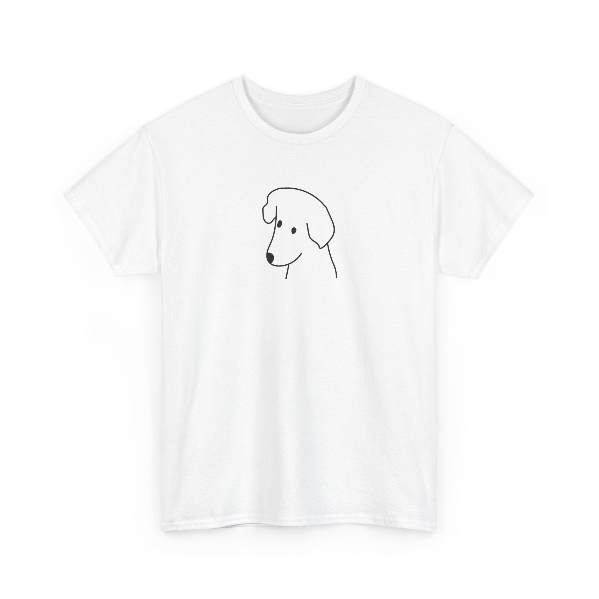 "Happy Dog" | Soft Cotton Tee | Face Time Collection