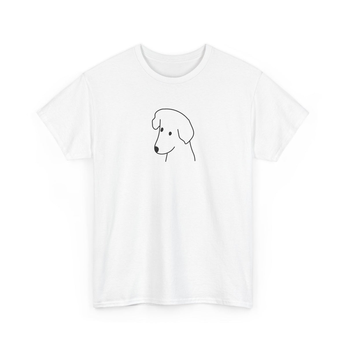 "Happy Dog" | Soft Cotton Tee | Face Time Collection