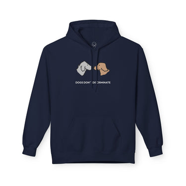 Dogs Don't Discriminate | Softstyle Fleece Hoodie | Color Collection