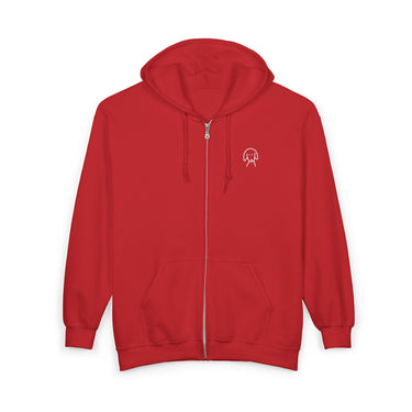 You'll Never Walk Alone (Back Print) | MoreWoof Full Zip Hoodie for Dog Lovers