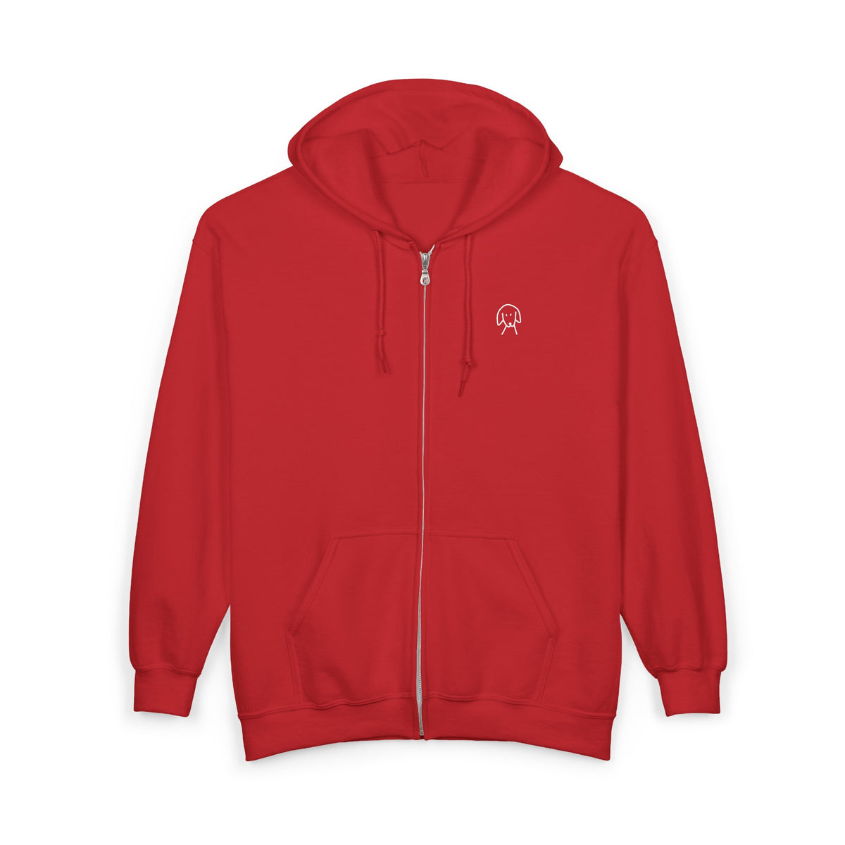 Life is Better with a Dog -- Beach (Back Print) | Morewoof Full Zip Hoodie for Dog Lovers | Life Is Better With A Dog Collection | Summer Collection