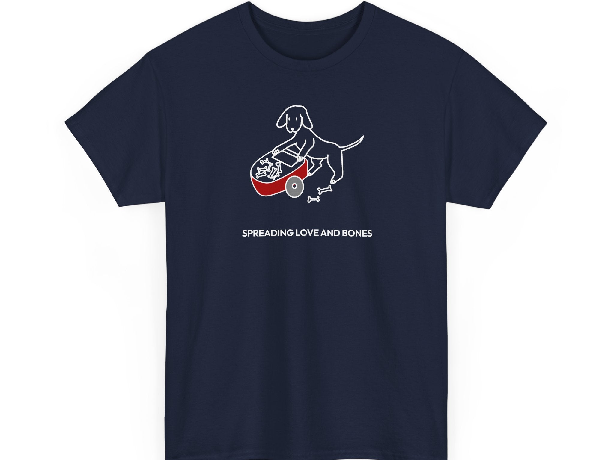 Spreading Love And Bones | Soft Cotton Tee | Color Collection
