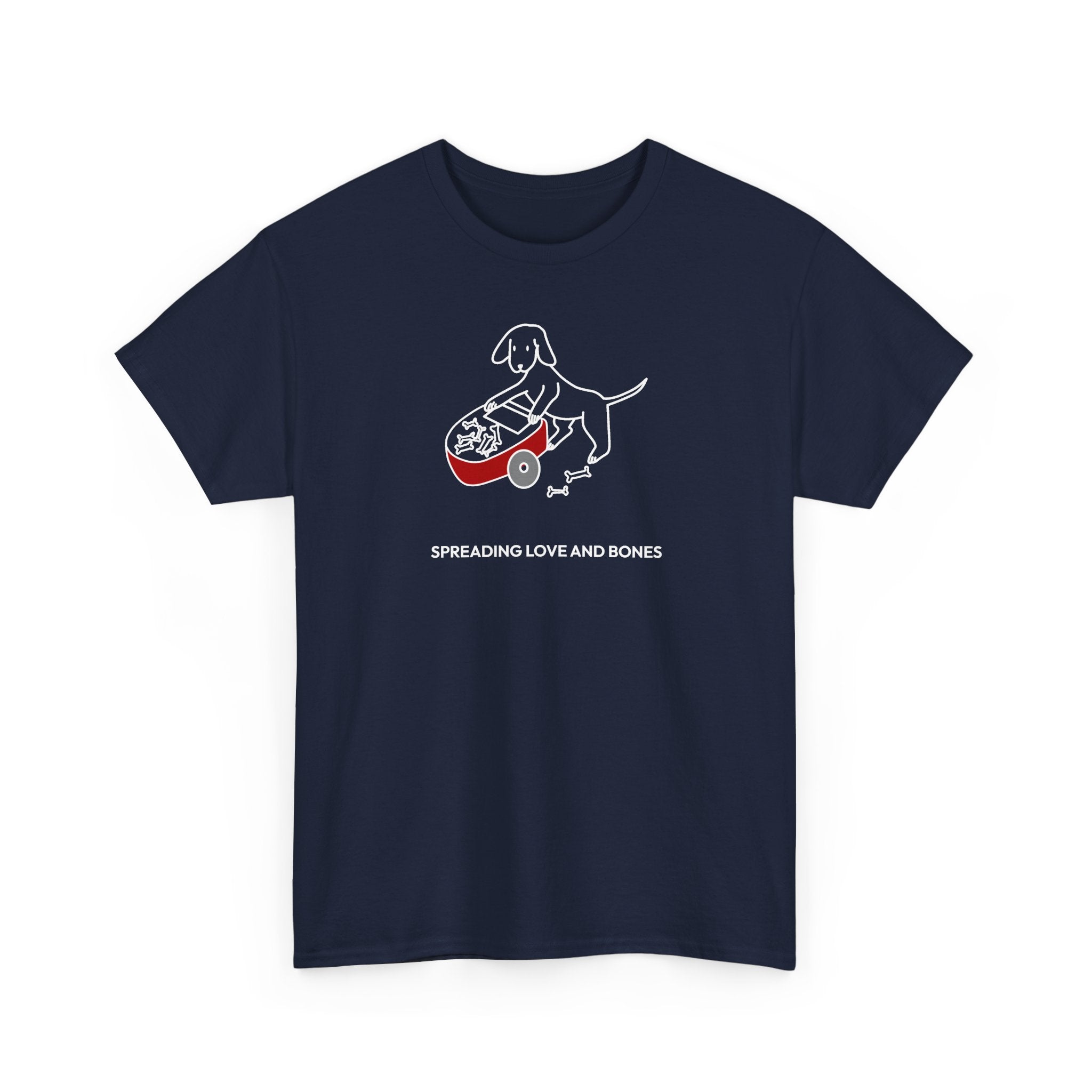 Spreading Love And Bones | Soft Cotton Tee | Color Collection