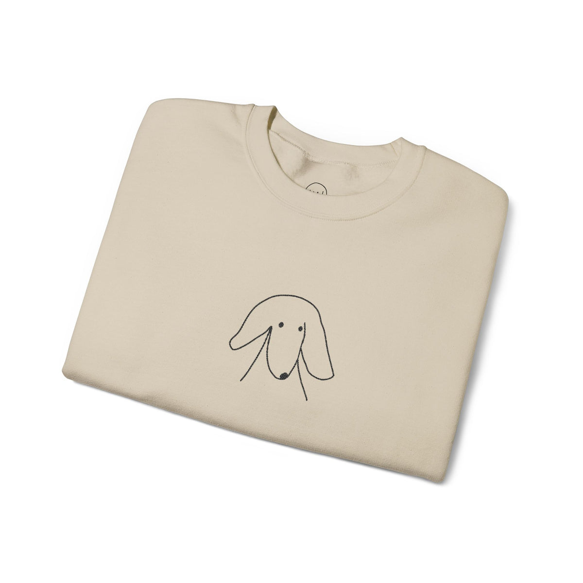 Sideways Glance | Embroidered Sweatshirt | Face Time Collection