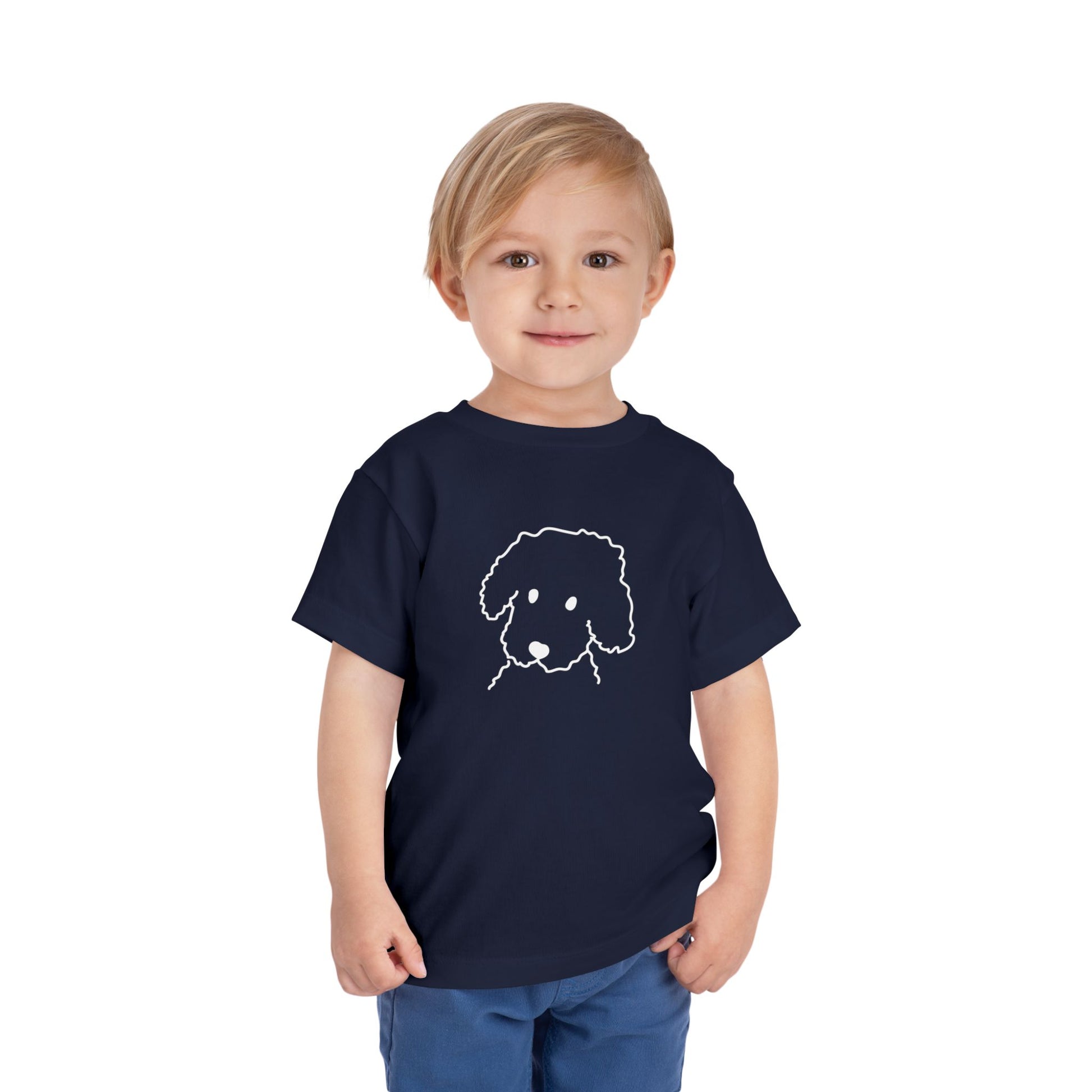 "Curly" |Toddler Short-Sleeved Tee | Face Time Collection