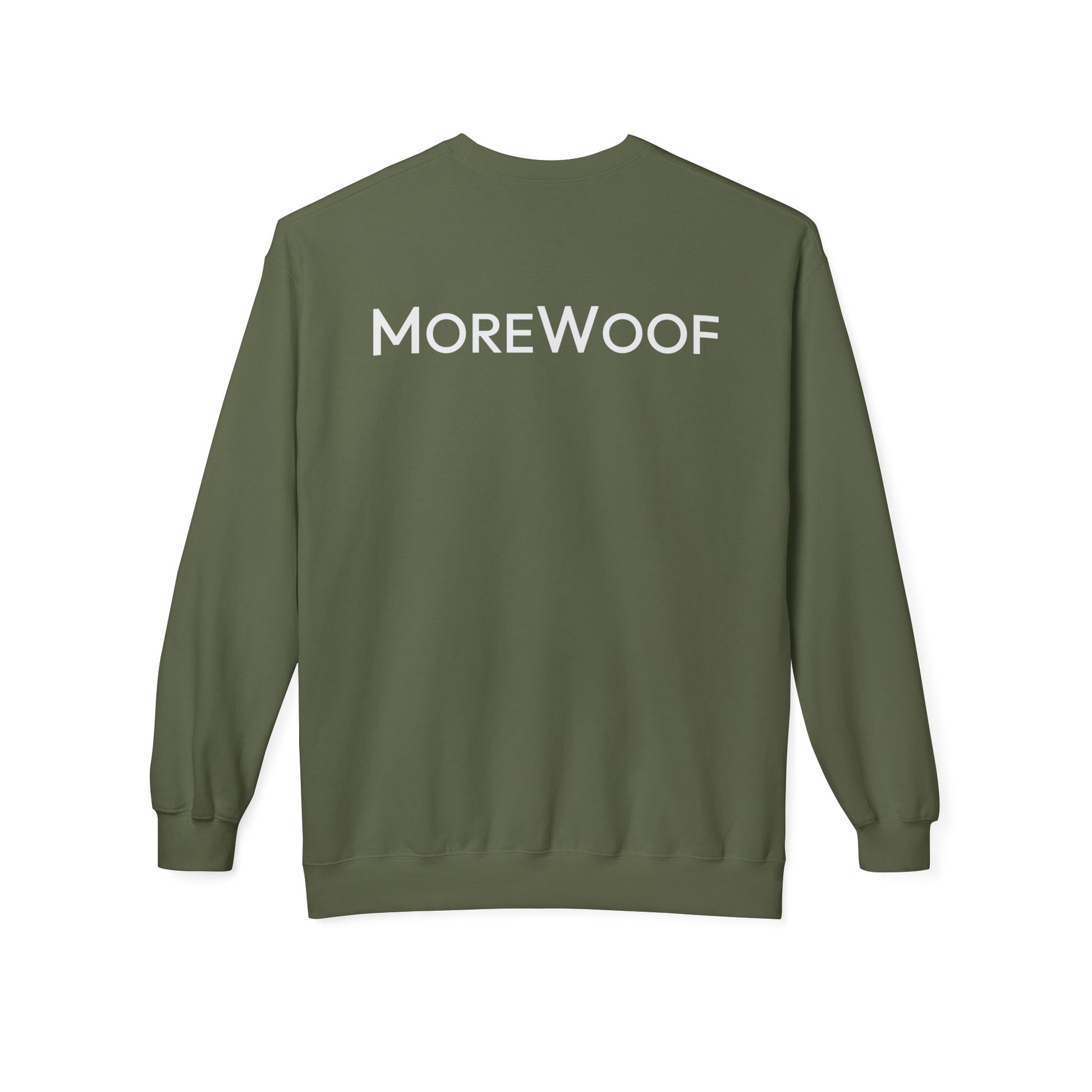 Who Rescued Who? | Morewoof Softstyle Fleece Sweatshirt | Rescue Collection