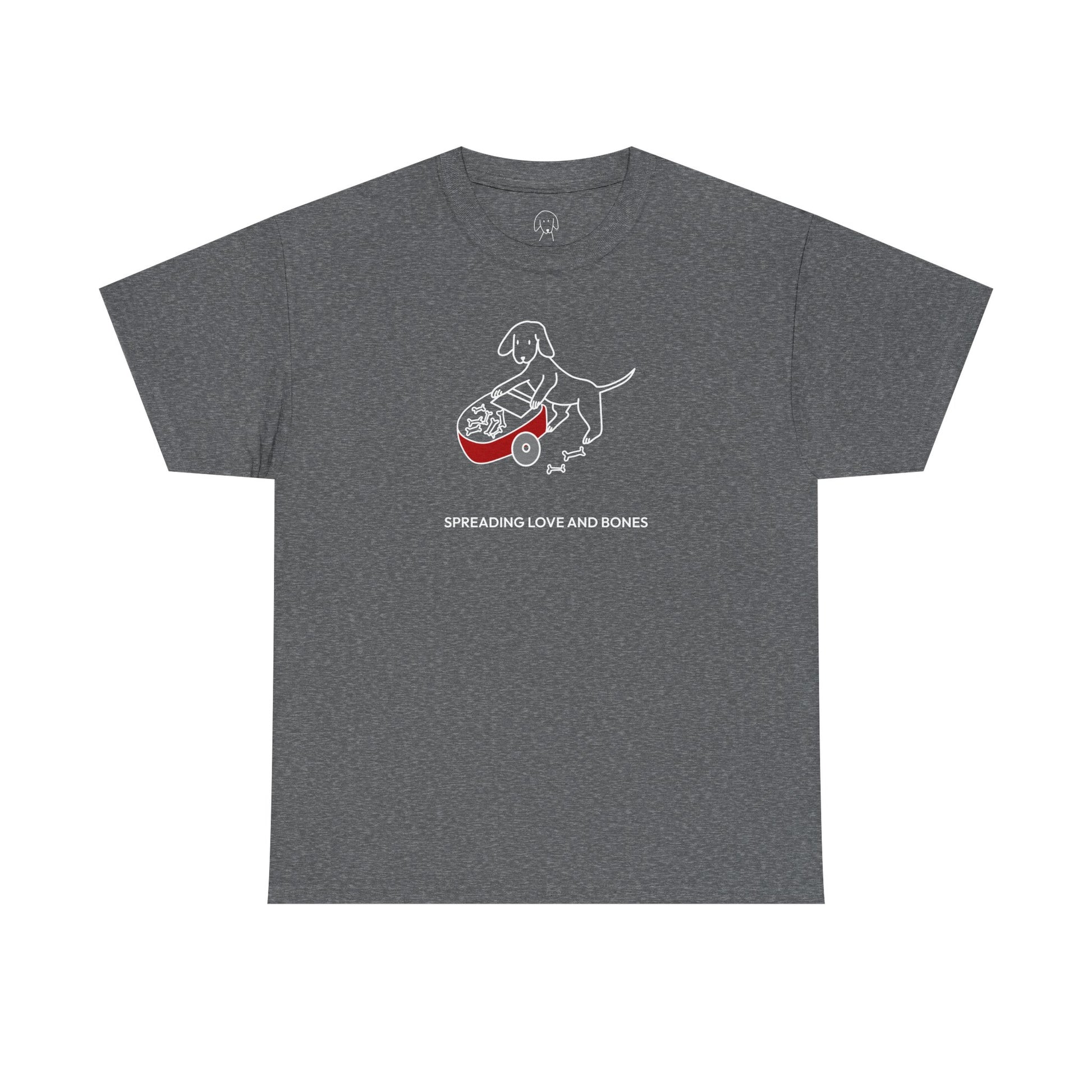 Spreading Love And Bones | Soft Cotton Tee | Color Collection