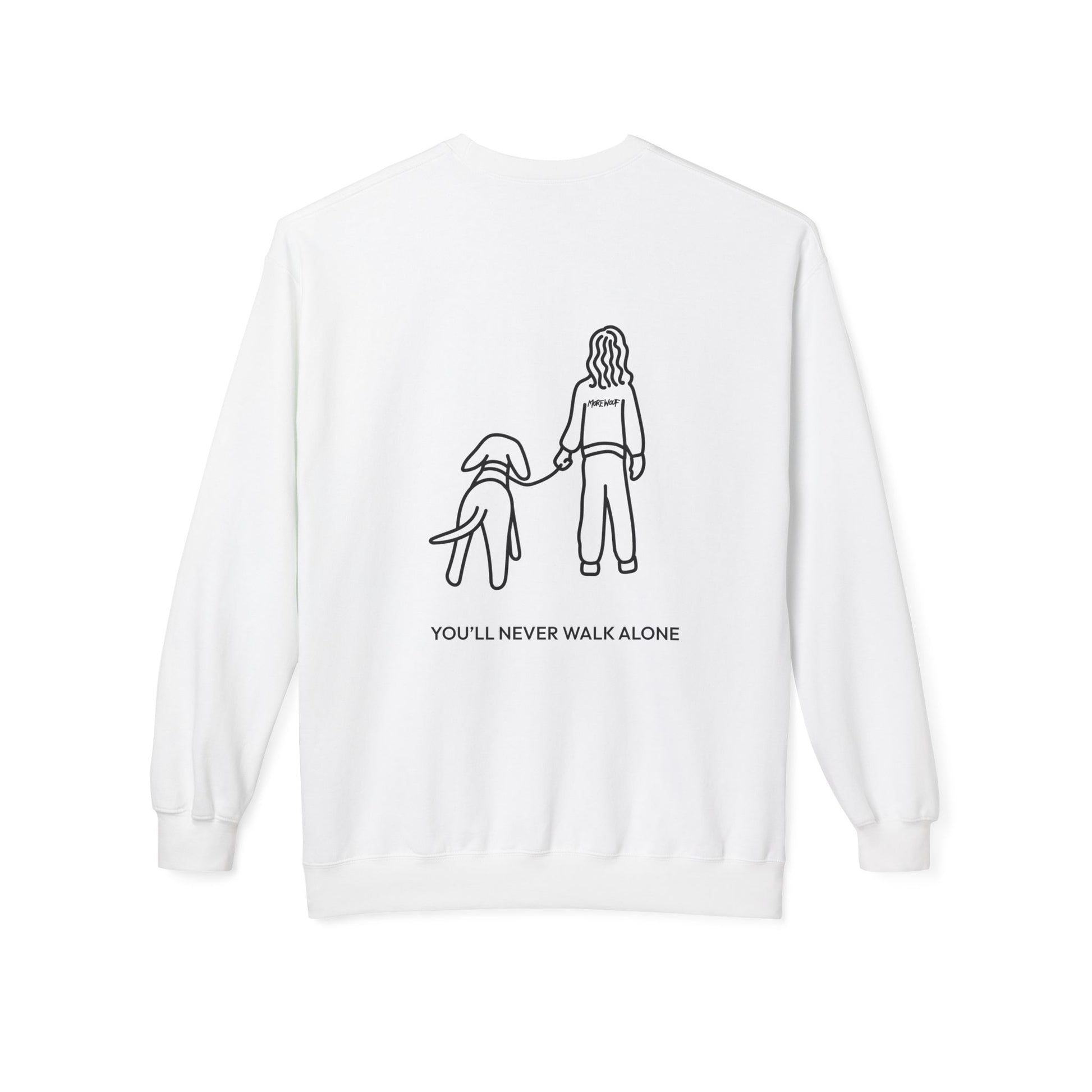 You'll Never Walk Alone (Back Print) | Softstyle Fleece Sweatshirt