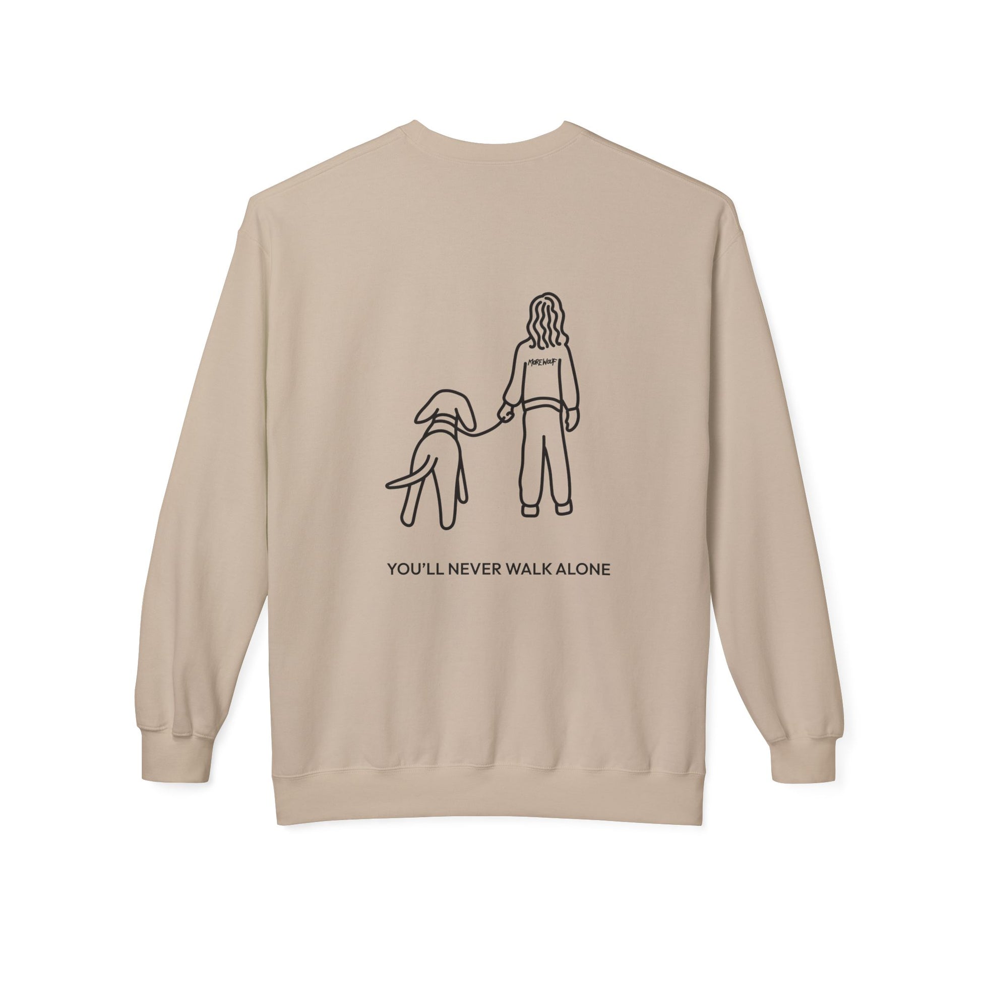 You'll Never Walk Alone (Back Print) | Softstyle Fleece Sweatshirt