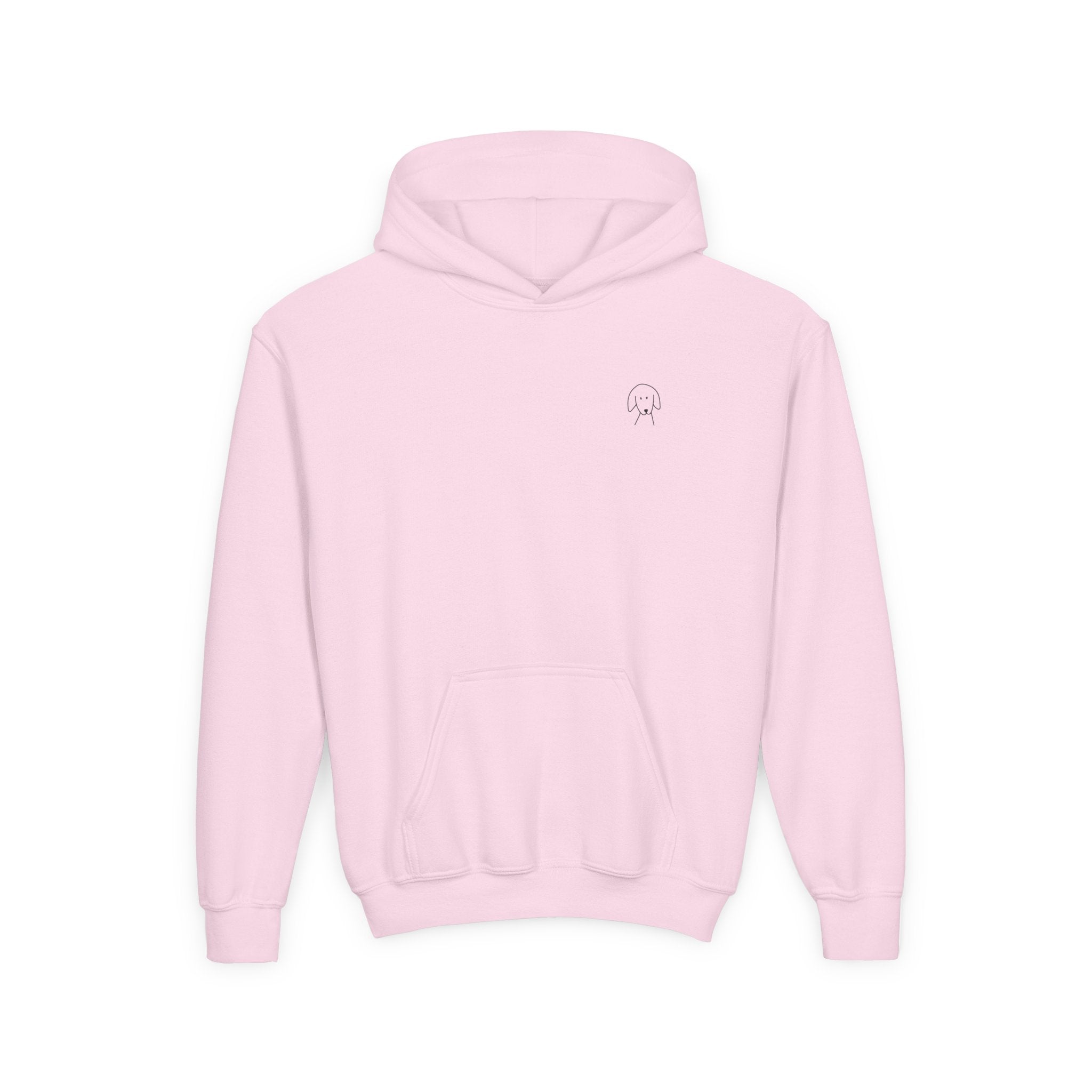"Better Together" Youth Hoodie (Back Print Design) for Kids Who Love Dogs | Color Collection