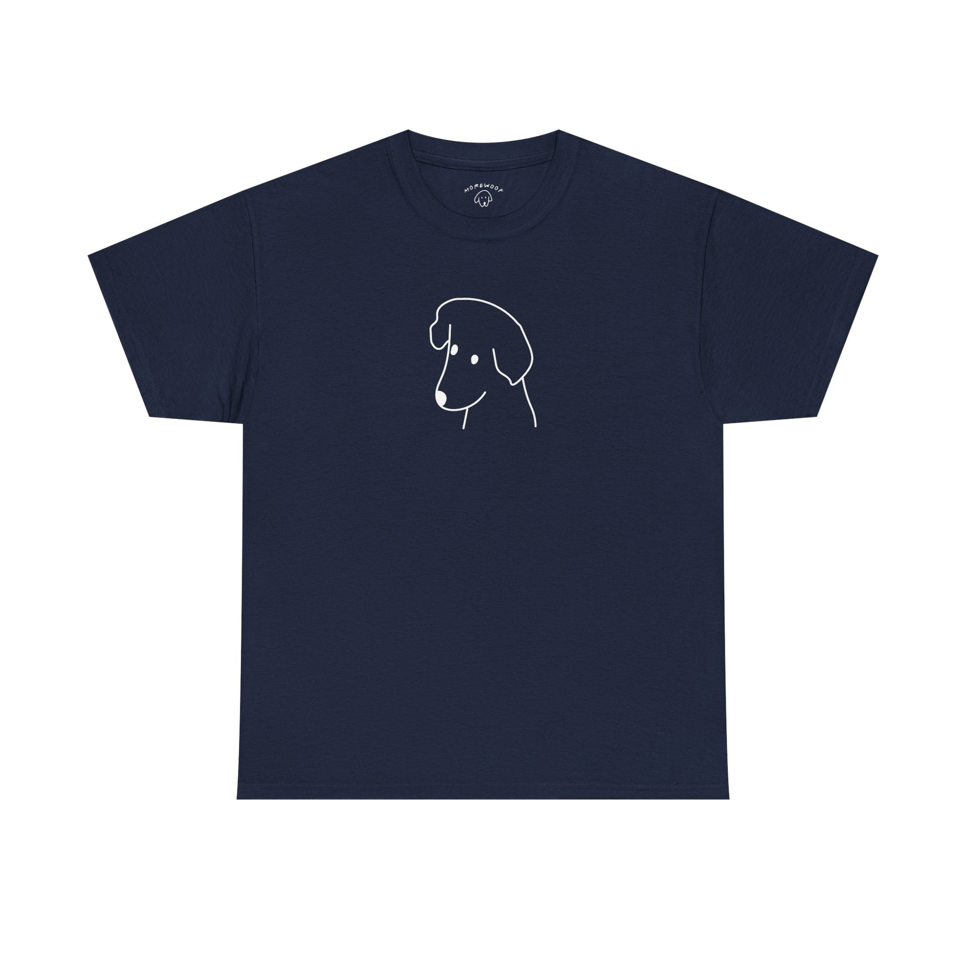 "Happy Dog" | Soft Cotton Tee | Face Time Collection