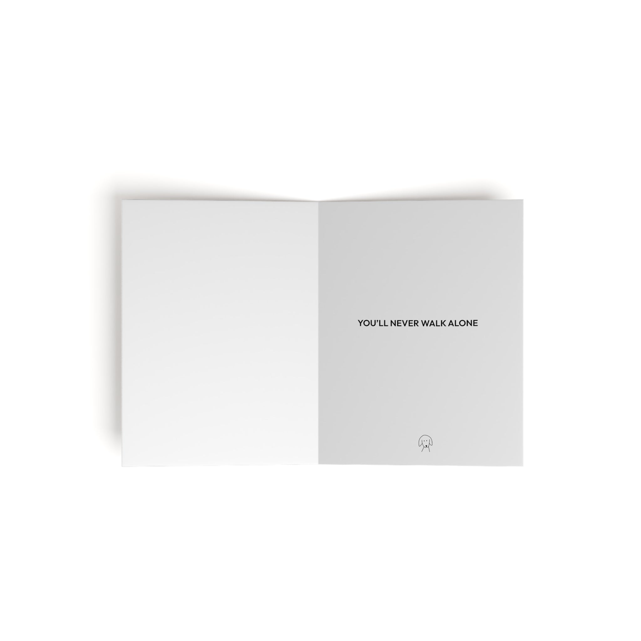 Greeting Cards (8 Pack) — "You'll Never Walk Alone"