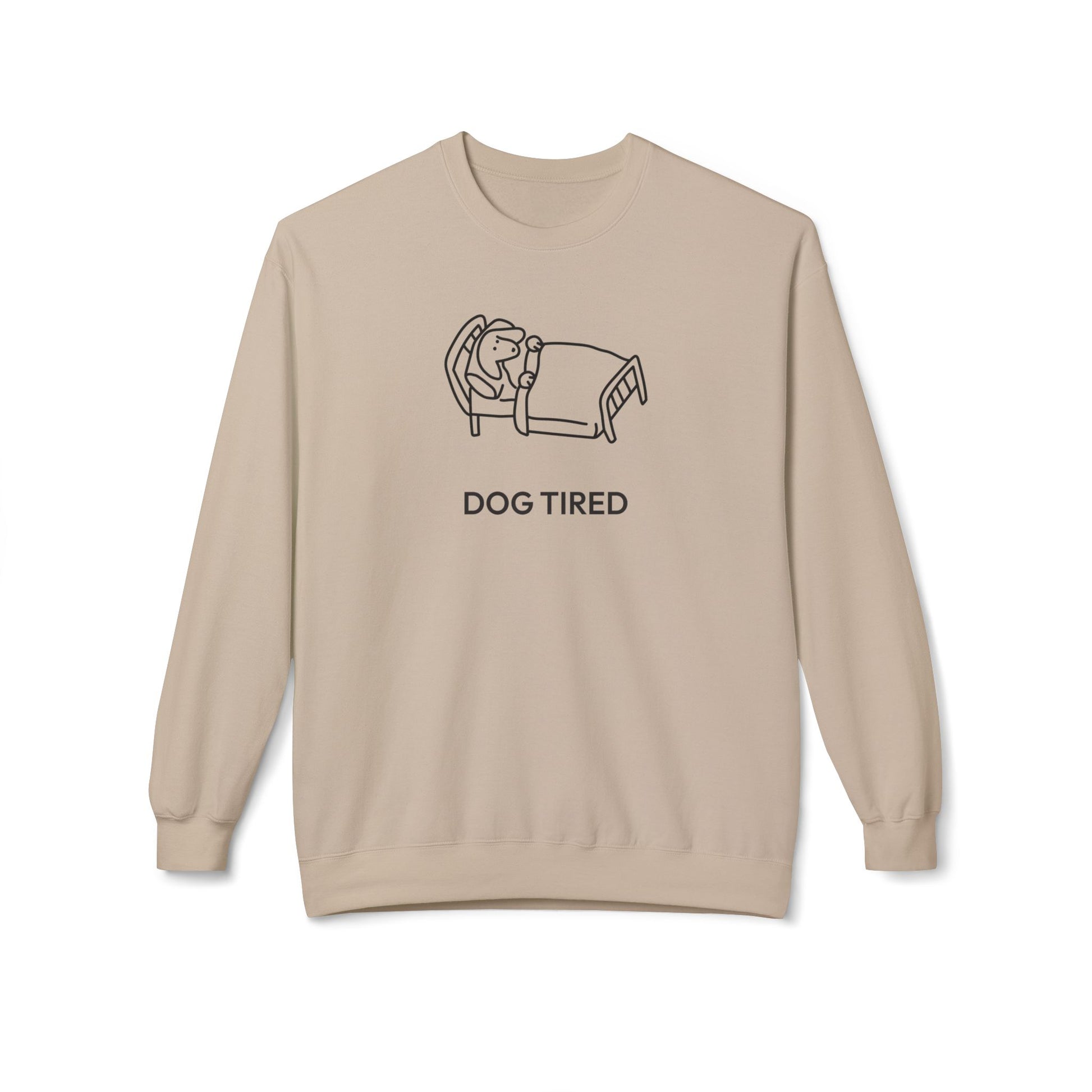 Dog Tired | Softstyle Fleece Sweatshirt