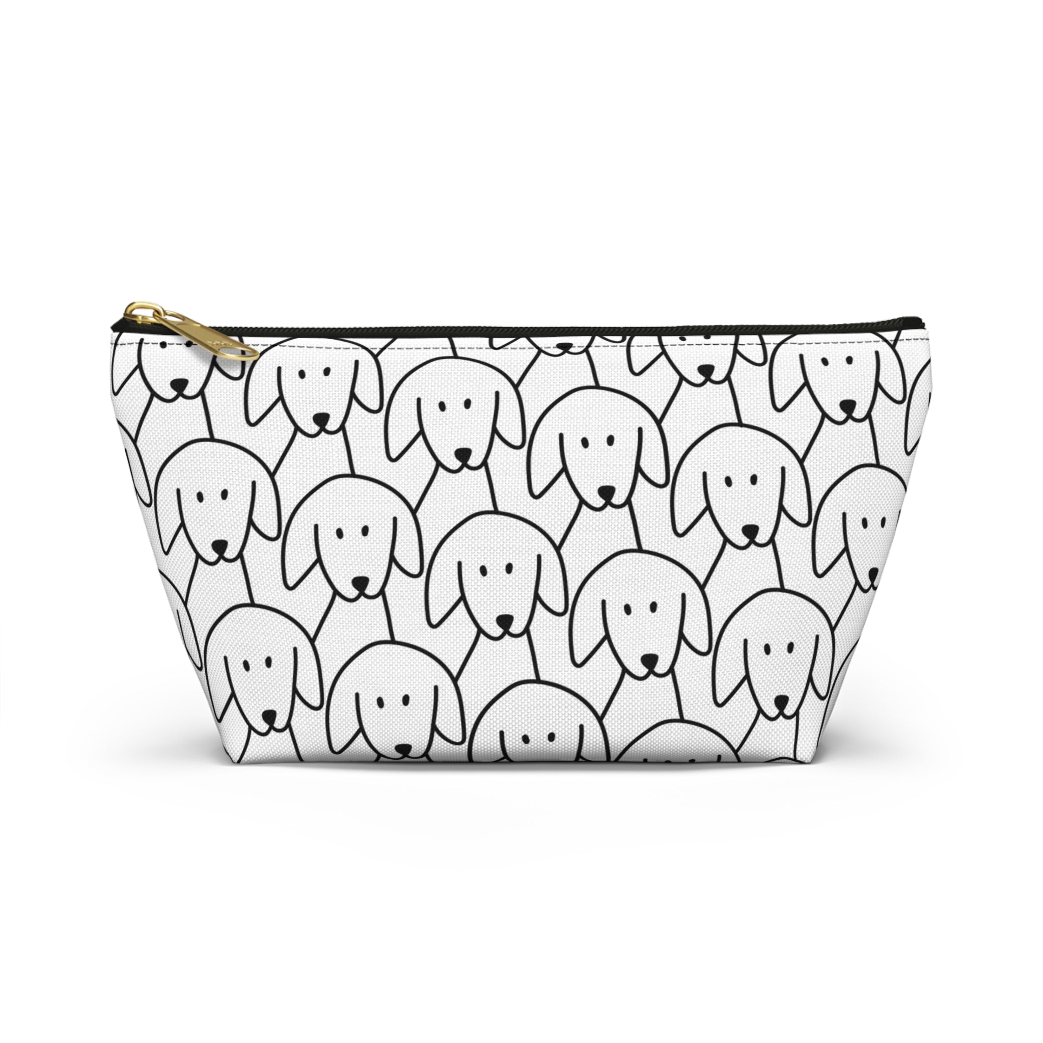 Morewoof Cosmetic Bag, Black zipper colourway