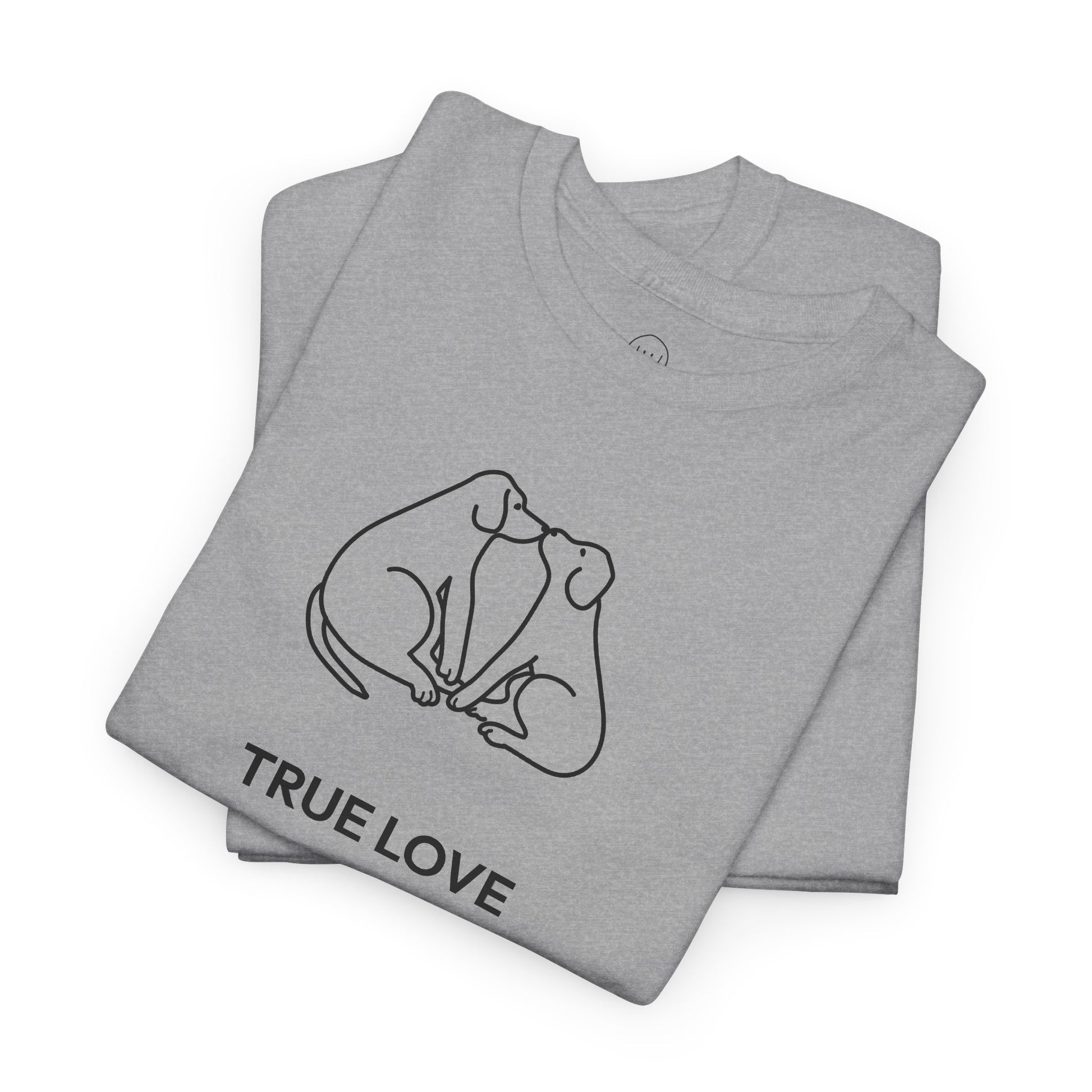 Cat Kisses T-Shirt — Minimal Line Art Cats Graphic Tee