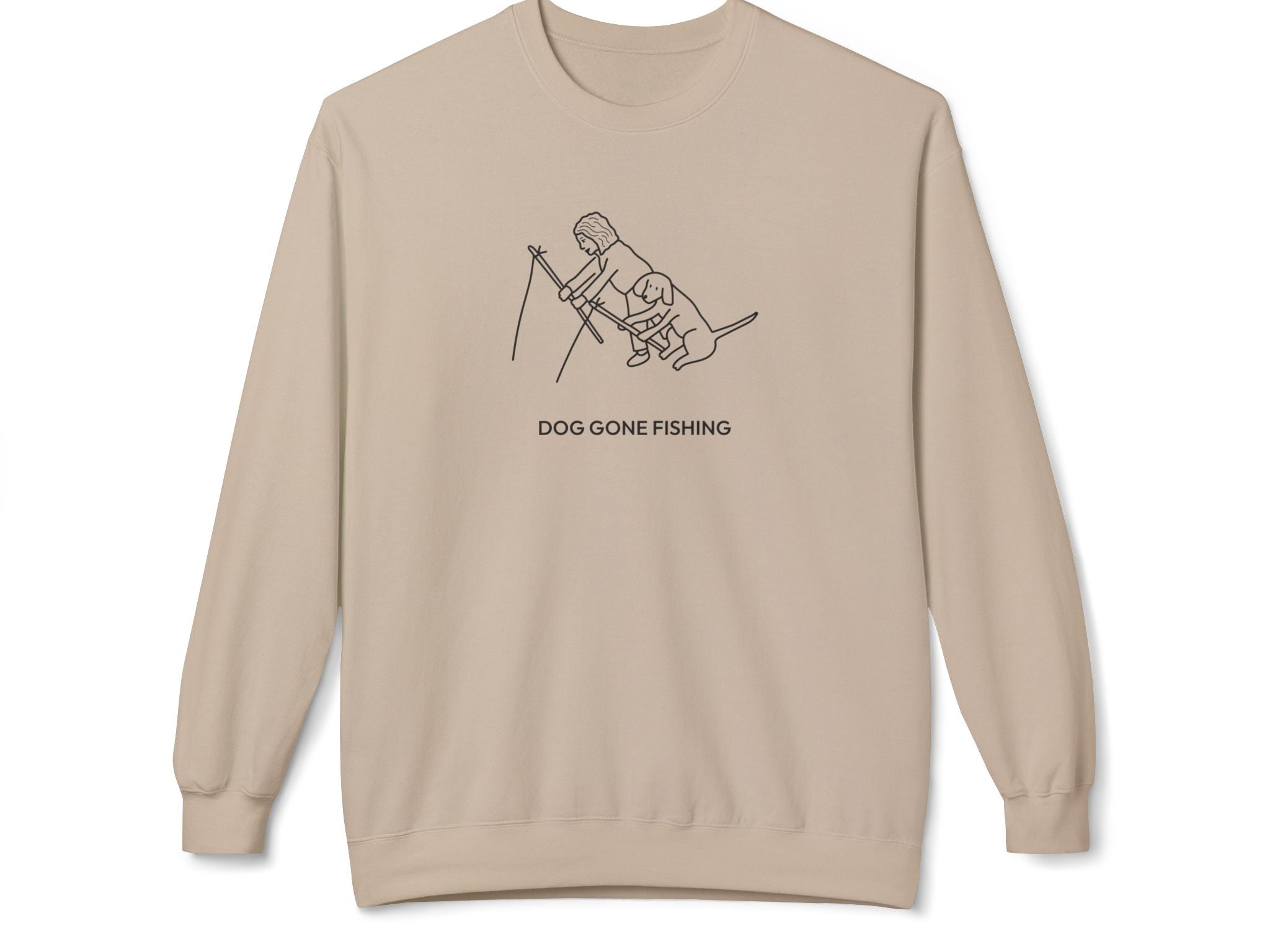 Dog Gone Fishing | Soft Fleece Sweatshirt | Summer Collection