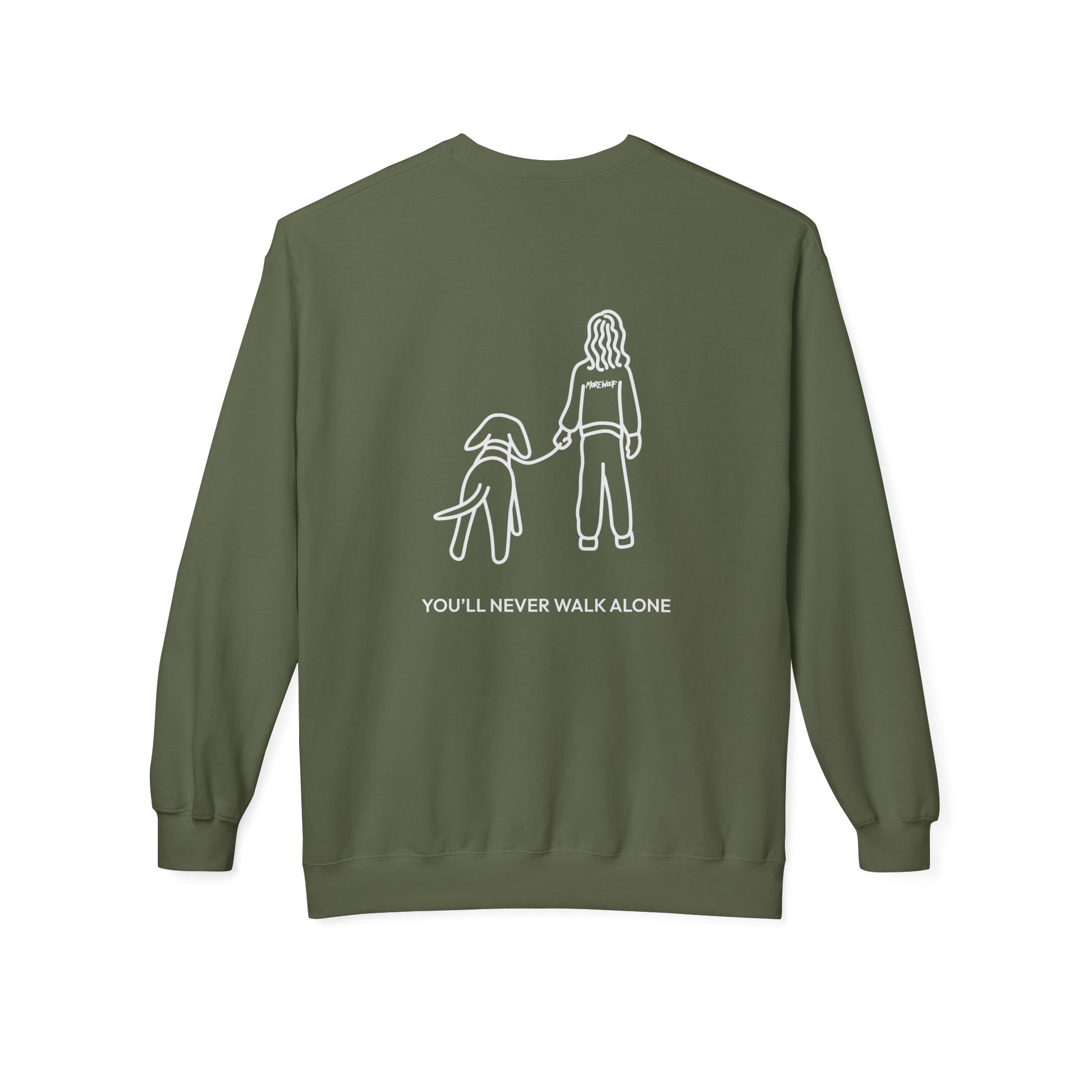 You'll Never Walk Alone (Back Print) | Softstyle Fleece Sweatshirt