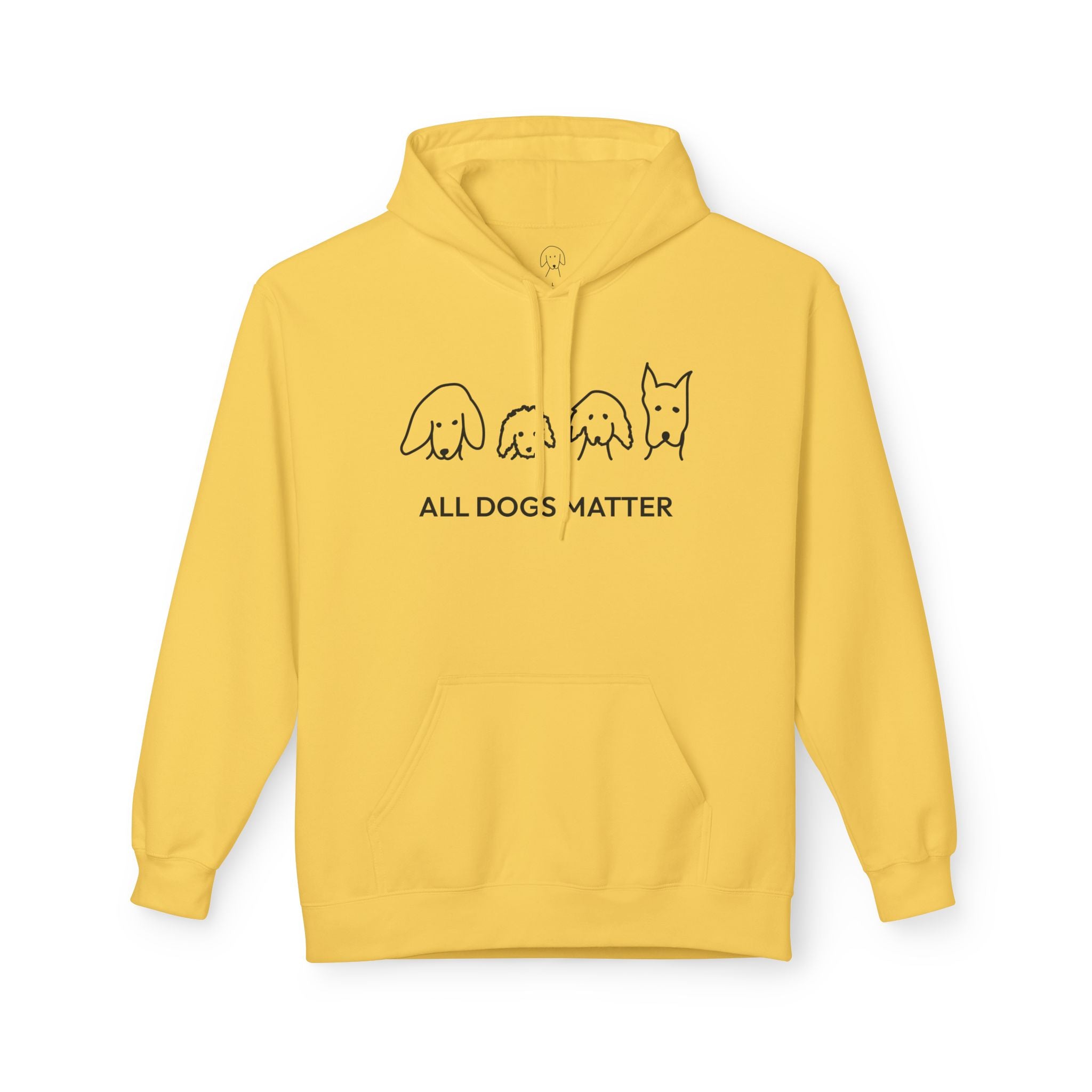 All Dogs Matter | Morewoof Soft Fleece Hoodie | Rescue Collection