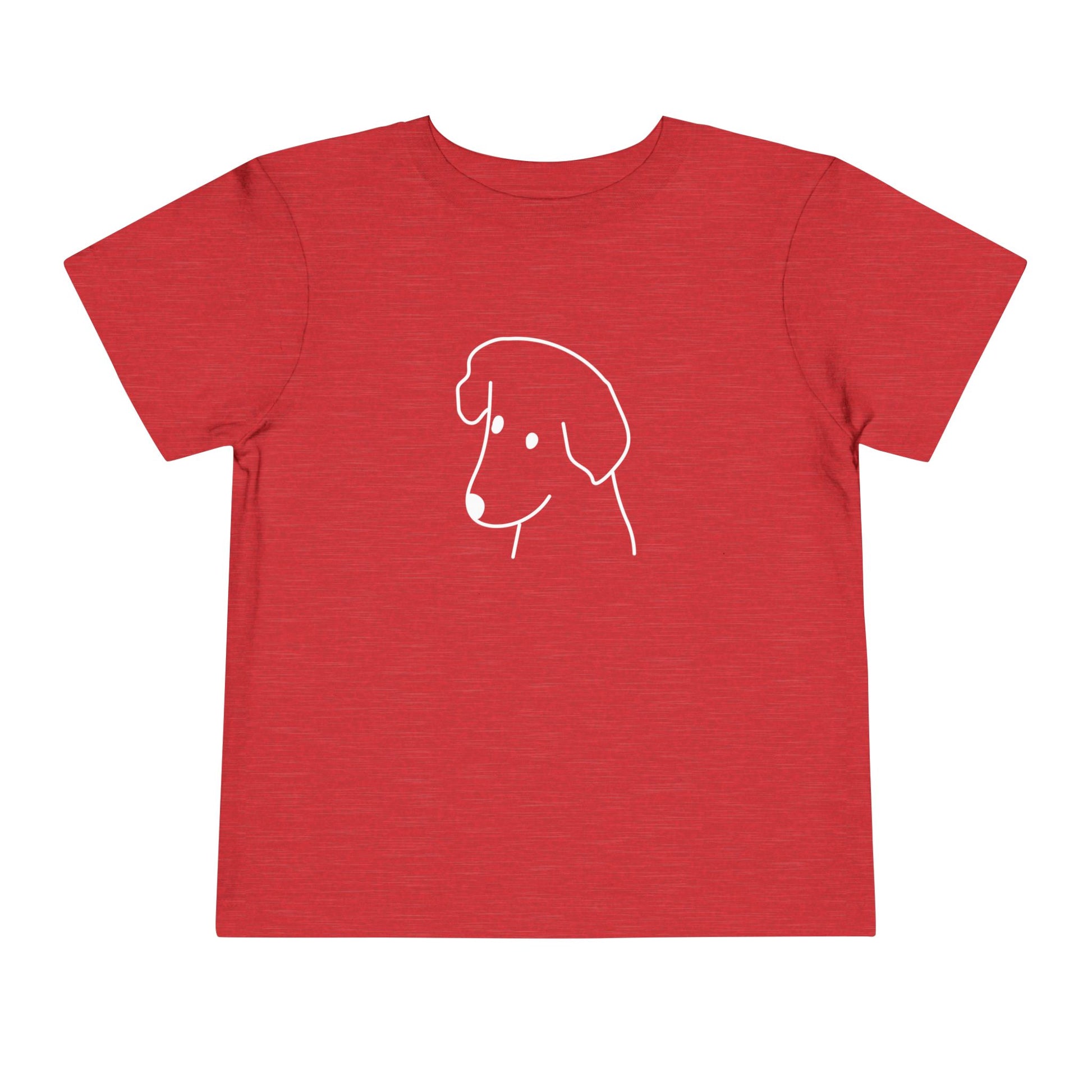 "Happy Dog" | Toddler Short Sleeve Tee | Face Time Collection
