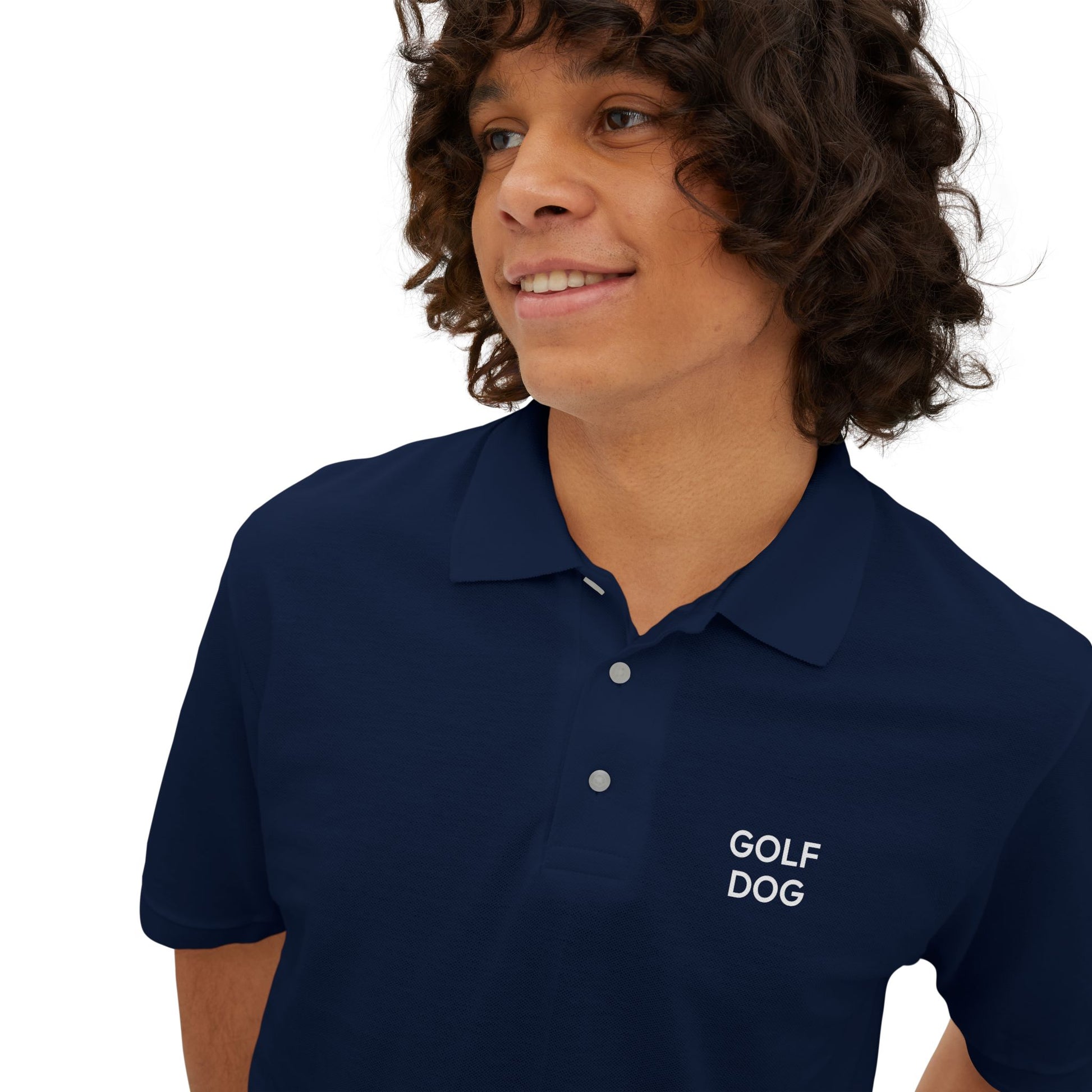 "Golf Dog" Polo Shirt | Men's Piqué Polo | Summer Collection