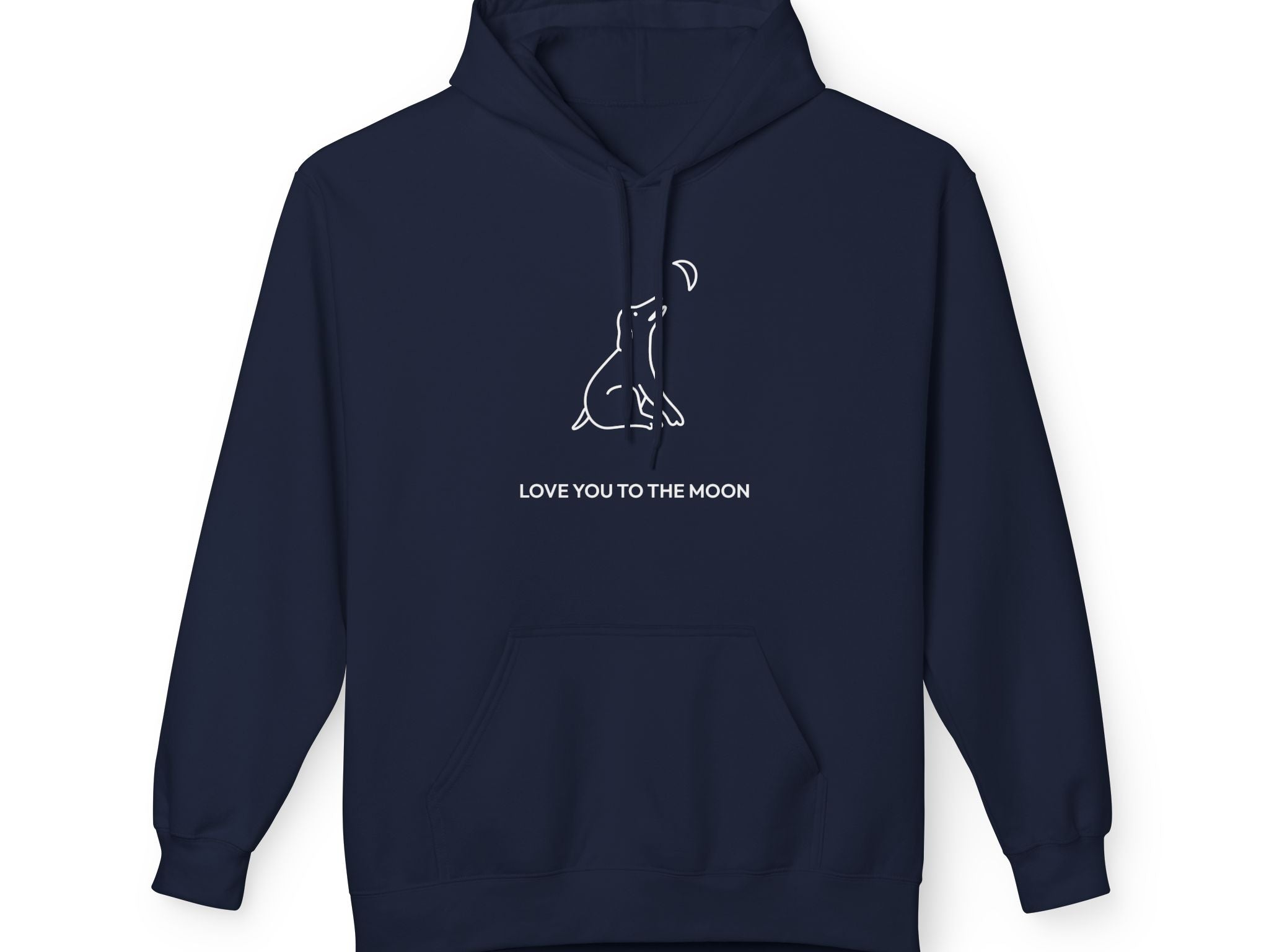 Love You To The Moon | Soft Fleece Hoodie