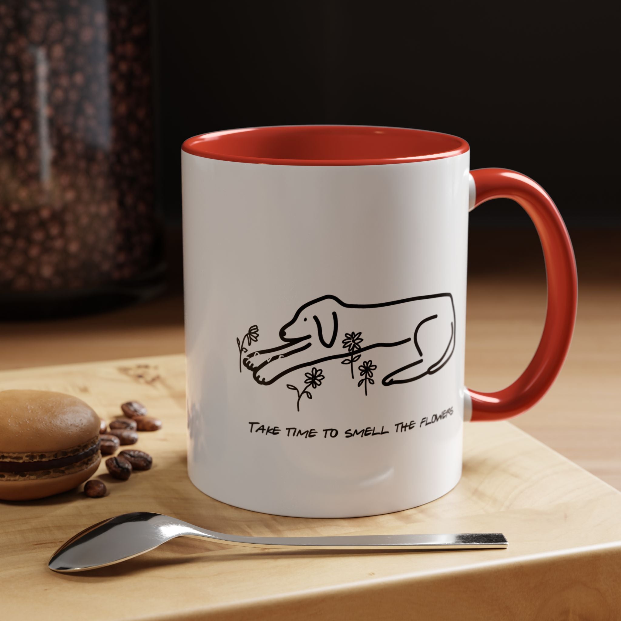 Take Time To Smell The Flowers | Coffee Mug (11 oz) | Spring Collection