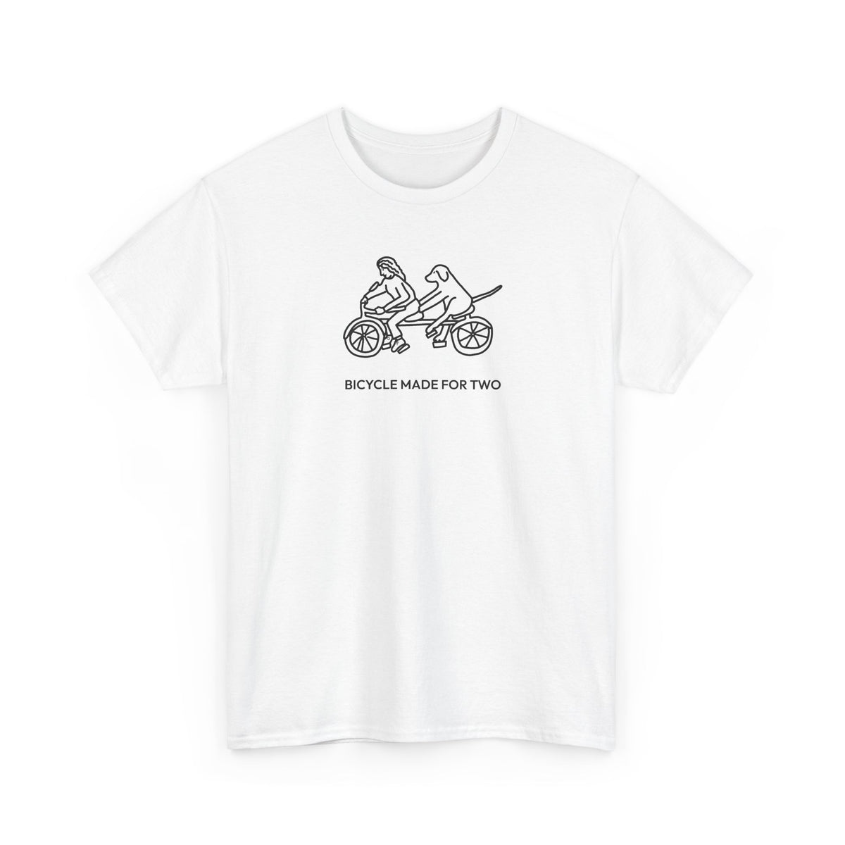 Bicycle Made For Two | Soft Cotton Tee | Spring Collection